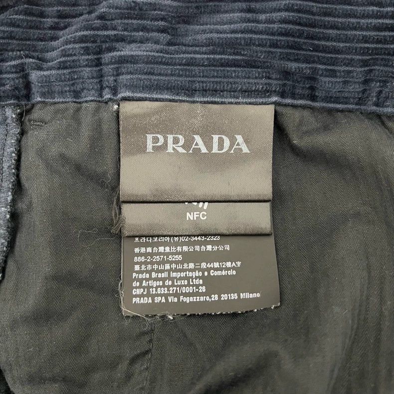 Prada Prada Corduroy Triangle Logo Casual Pants Size US 44 / EU 60 - 5 Thumbnail