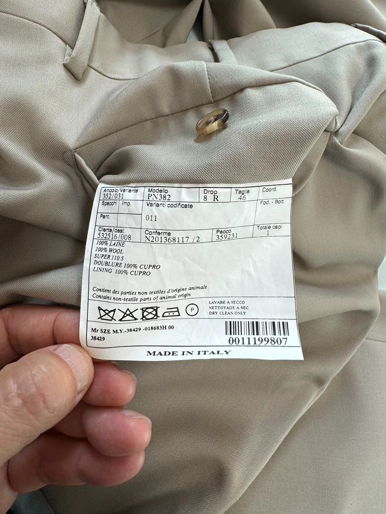 Hermes Hermes Casual Pants 100% Wool Khaki Color Size US 44 / EU 60 - 5 Thumbnail
