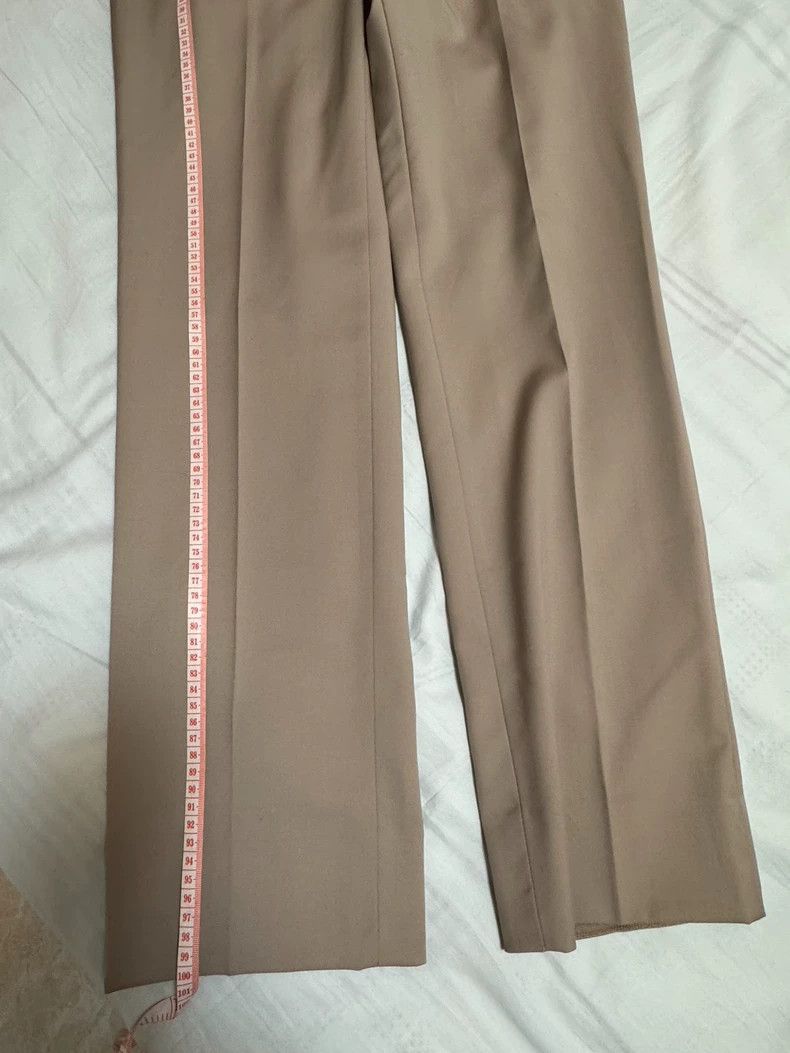 Hermes Hermes Casual Pants 100% Wool Khaki Color Size US 44 / EU 60 - 7 Thumbnail