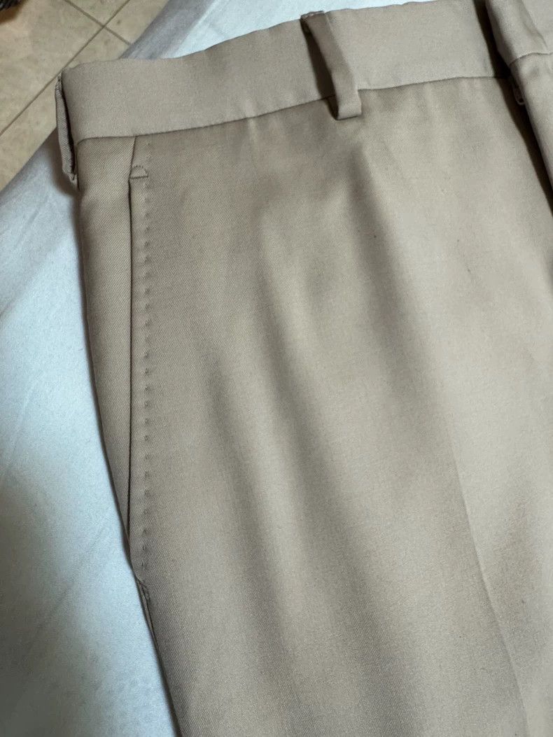 Hermes Hermes Casual Pants 100% Wool Khaki Color Size US 44 / EU 60 - 8 Thumbnail
