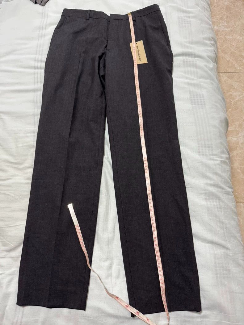 Burberry Luxury Wool Casual Pants for Men Size US 44 / EU 60 - 4 Thumbnail