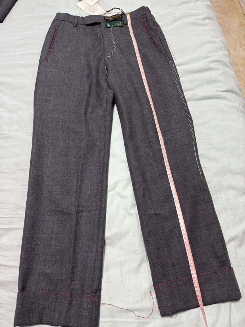 Gucci Gucci Grey Casual Pants with Unique Detailing Size US 44 / EU 60 - 4 Thumbnail
