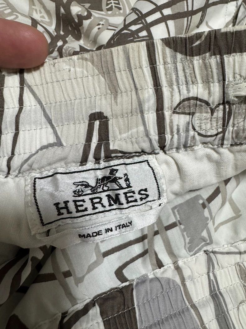 Hermes Hermes Relaxed Pants with Drawstring Waist Size US 44 / EU 60 - 7 Thumbnail
