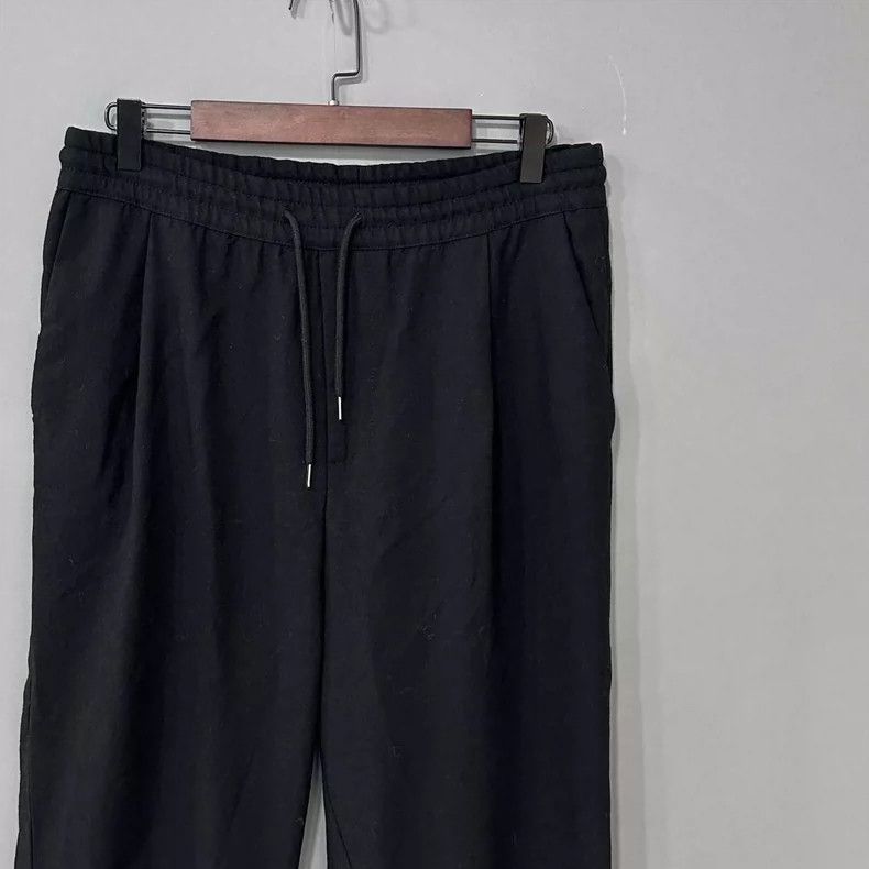 Alexander McQueen Black Drawstring Pants by Alexander McQueen Size US 44 / EU 60 - 3 Thumbnail