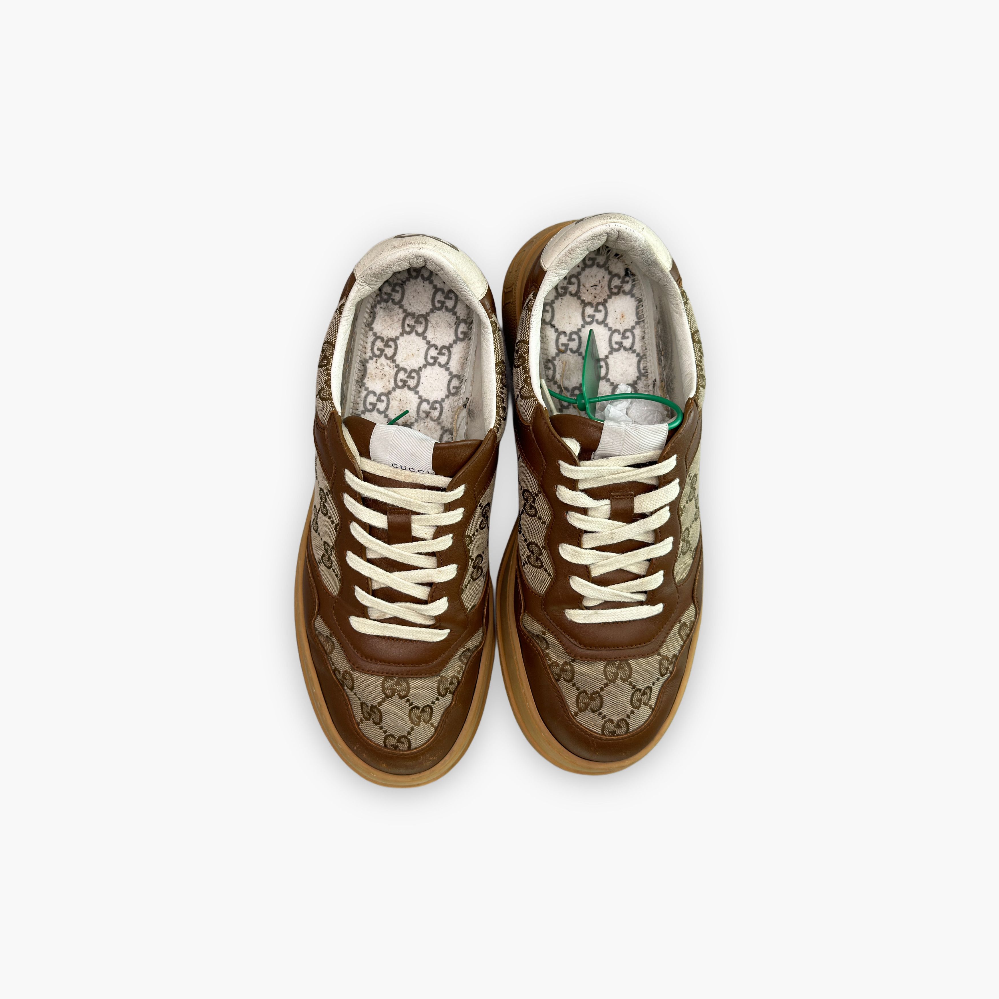 Gucci GUCCI Chunky B Casual Sneakers in Brown Size US 10.5 / EU 43-44 - 2 Thumbnail