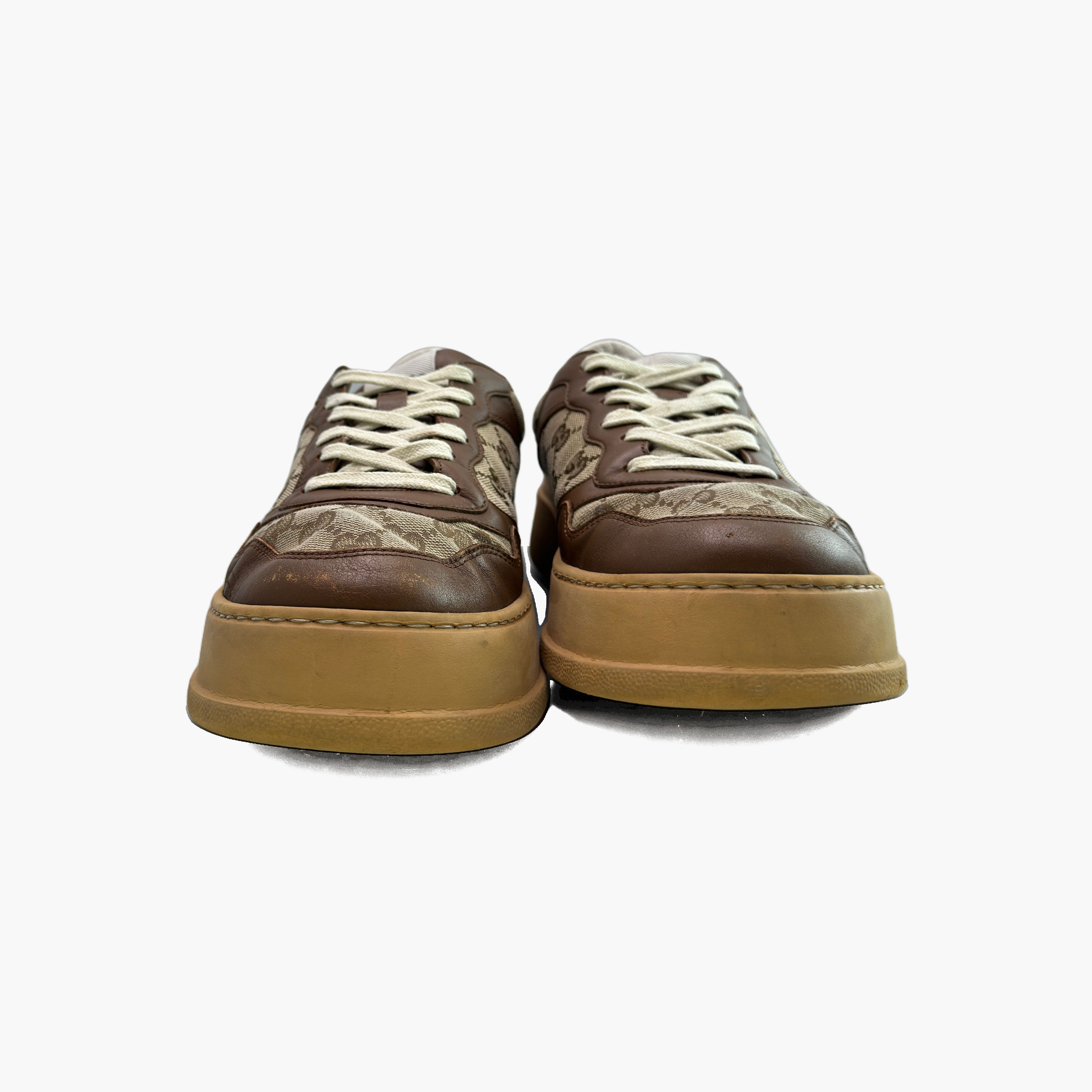 Gucci GUCCI Chunky B Casual Sneakers in Brown Size US 10.5 / EU 43-44 - 11 Thumbnail