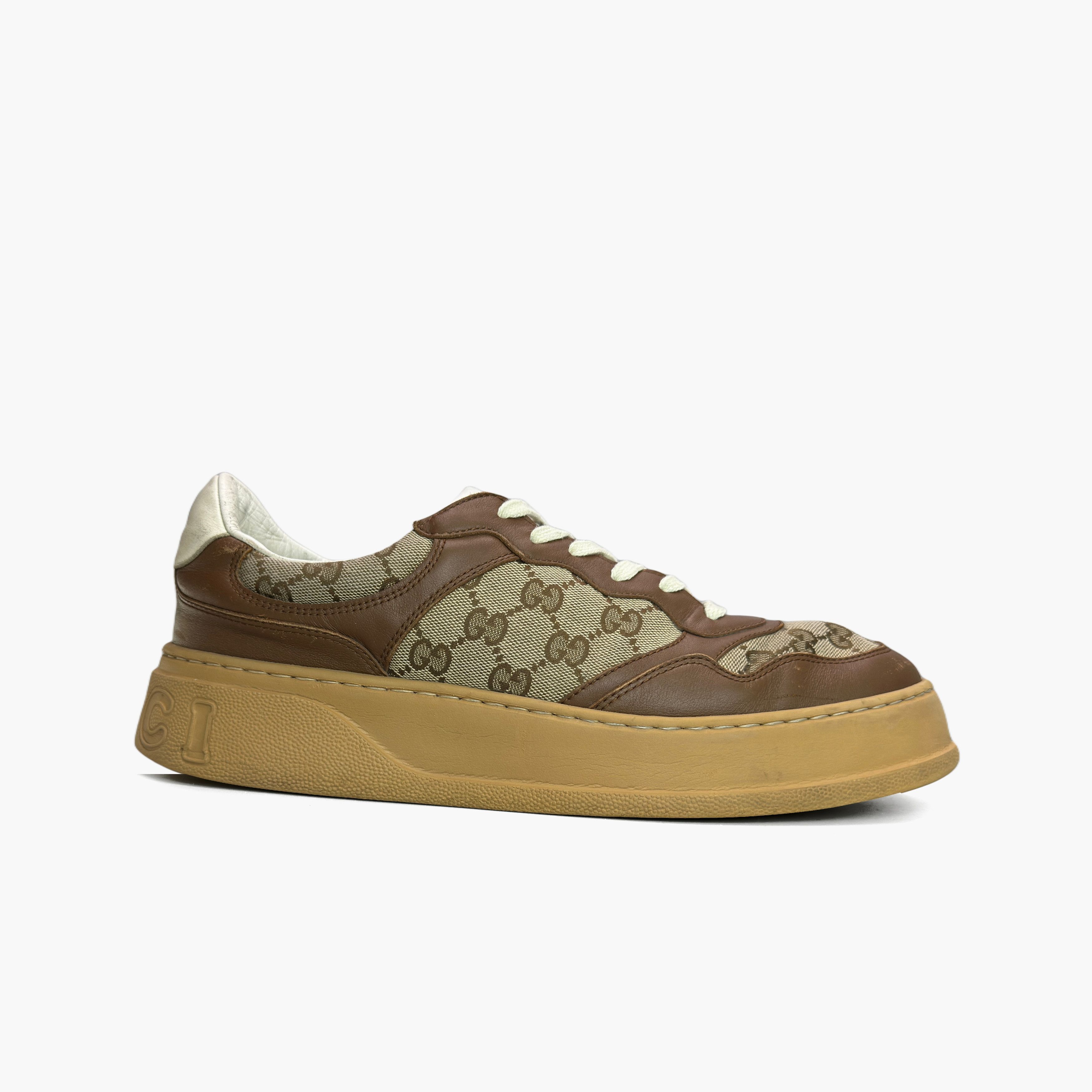 Gucci GUCCI Chunky B Casual Sneakers in Brown Size US 10.5 / EU 43-44 - 10 Thumbnail