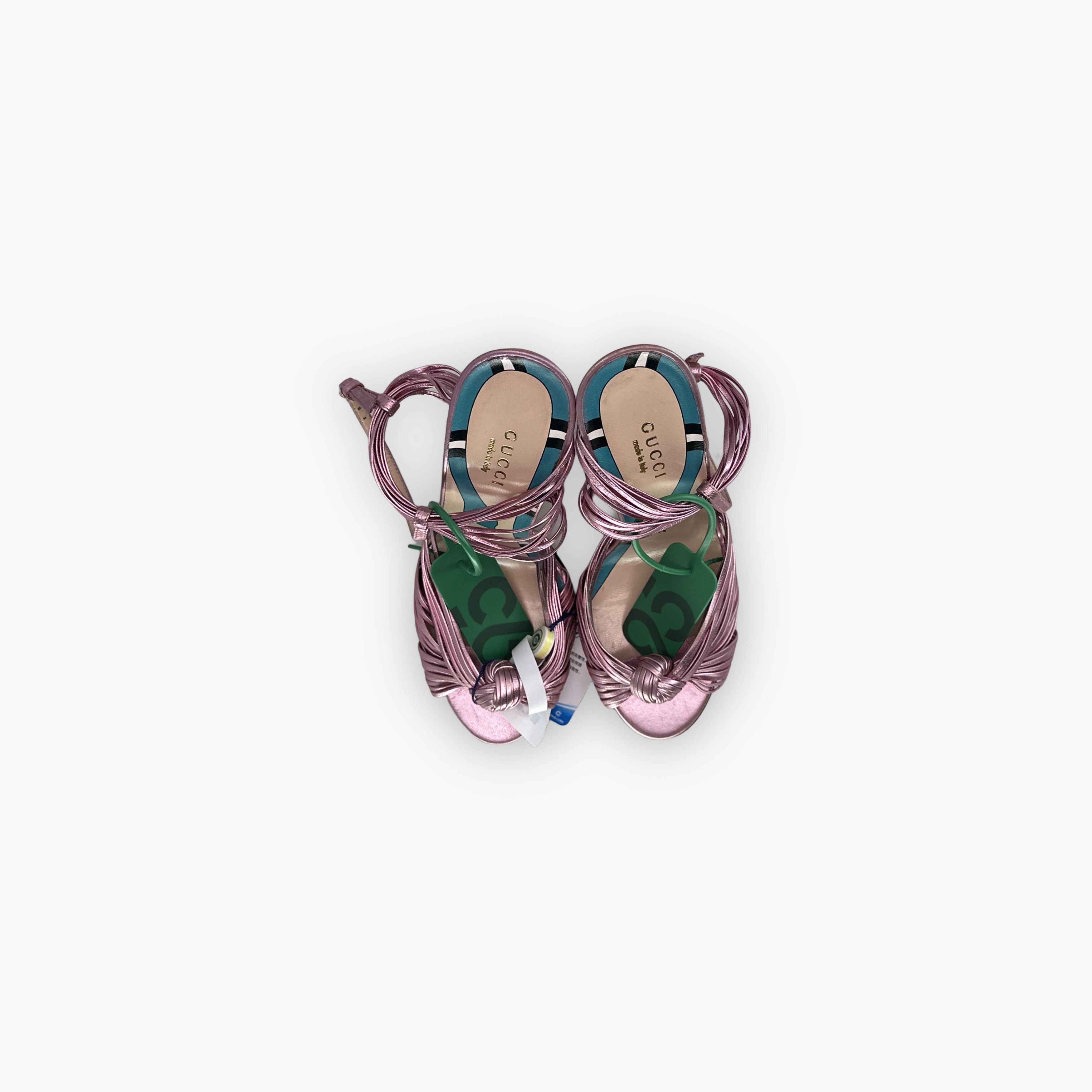 Gucci Gucci Pink Leather High Heel Sandals Size US 6 / IT 36 - 2 Thumbnail