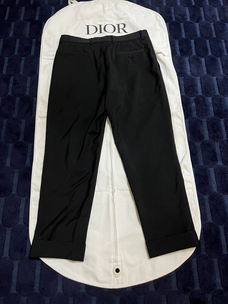Dior Dior Black Wool Casual Pants 99% New Size US 44 / EU 60 - 2 Thumbnail