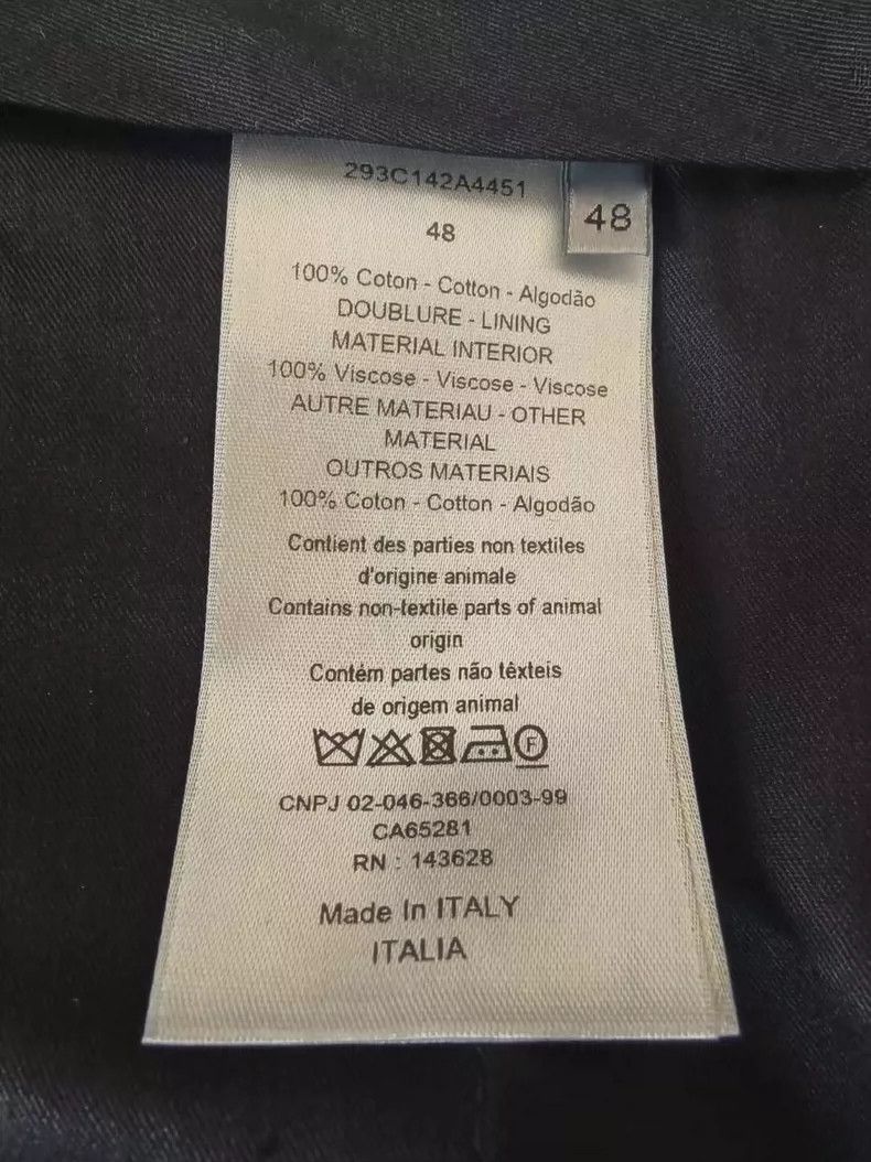 Dior Dior Black Rose Cuffed Trousers Size US 44 / EU 60 - 4 Thumbnail
