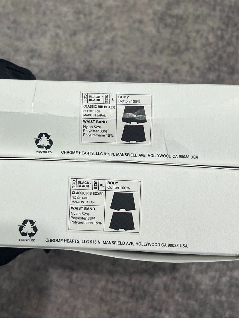 Chrome Hearts Chrome Hearts Black Boxers Size L XL Size US 36 / EU 52 - 6 Thumbnail
