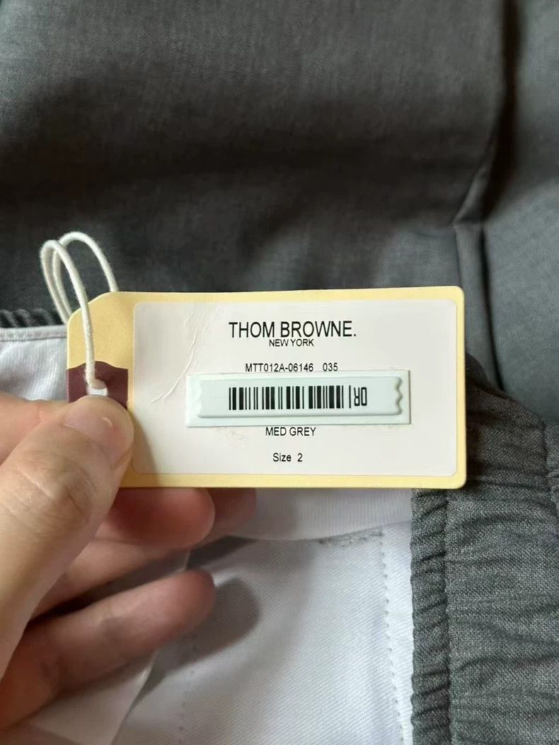 Thom Browne Thom Browne Gray Wool Sports Pants Size US 26 / EU 42 - 3 Thumbnail