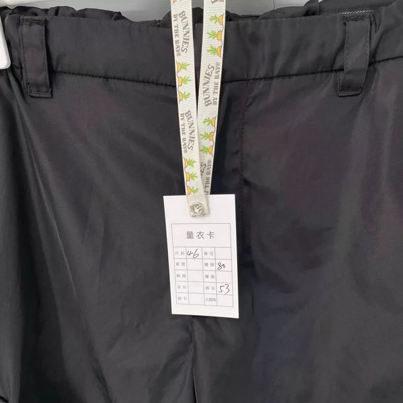 Prada Prada Black Double Pocket Nylon Shorts Size US 44 / EU 60 - 6 Thumbnail