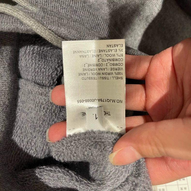 Thom Browne Thom Browne Gray Classic Sweats with Stripes Size US 26 / EU 42 - 9 Thumbnail