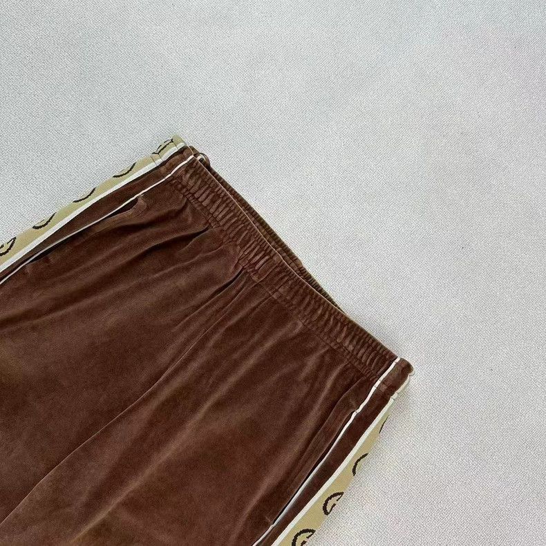 Gucci Gucci Velvet Casual Pants with Logo Design Size US 32 / EU 48 - 3 Thumbnail