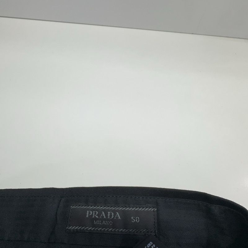 Prada Prada Solid Black Business Trousers for Men Size US 44 / EU 60 - 6 Thumbnail