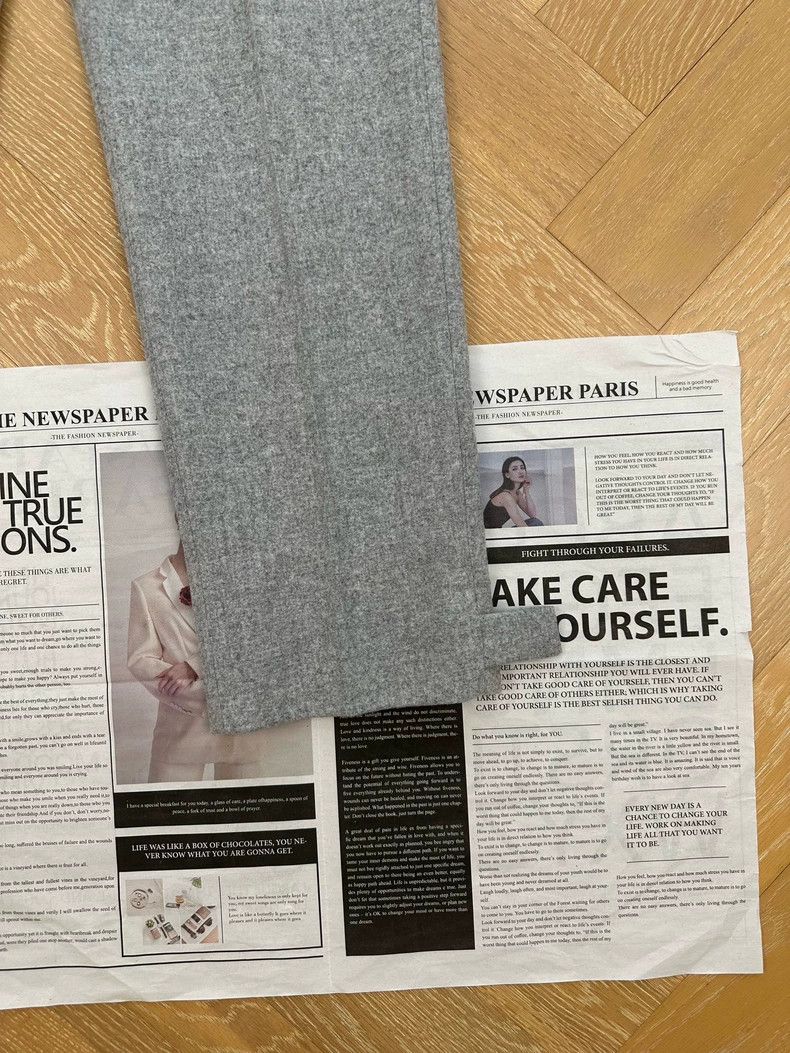 Ermenegildo Zegna Ermenegildo Zegna Gray Cashmere Suit Pants Size US 44 / EU 60 - 3 Thumbnail