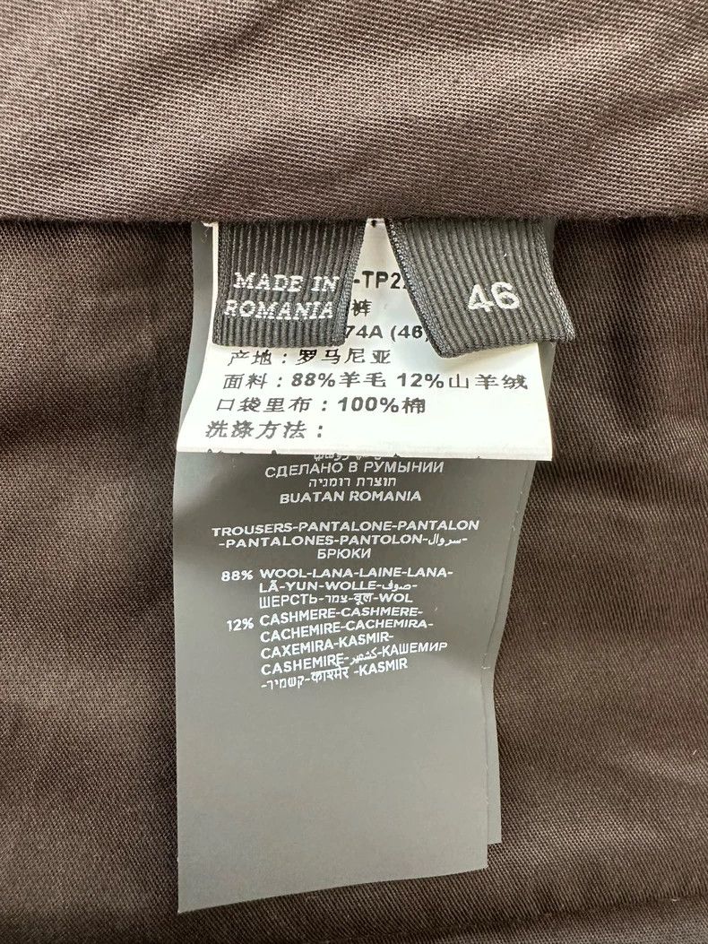 Ermenegildo Zegna Ermenegildo Zegna Gray Cashmere Suit Pants Size US 44 / EU 60 - 9 Thumbnail