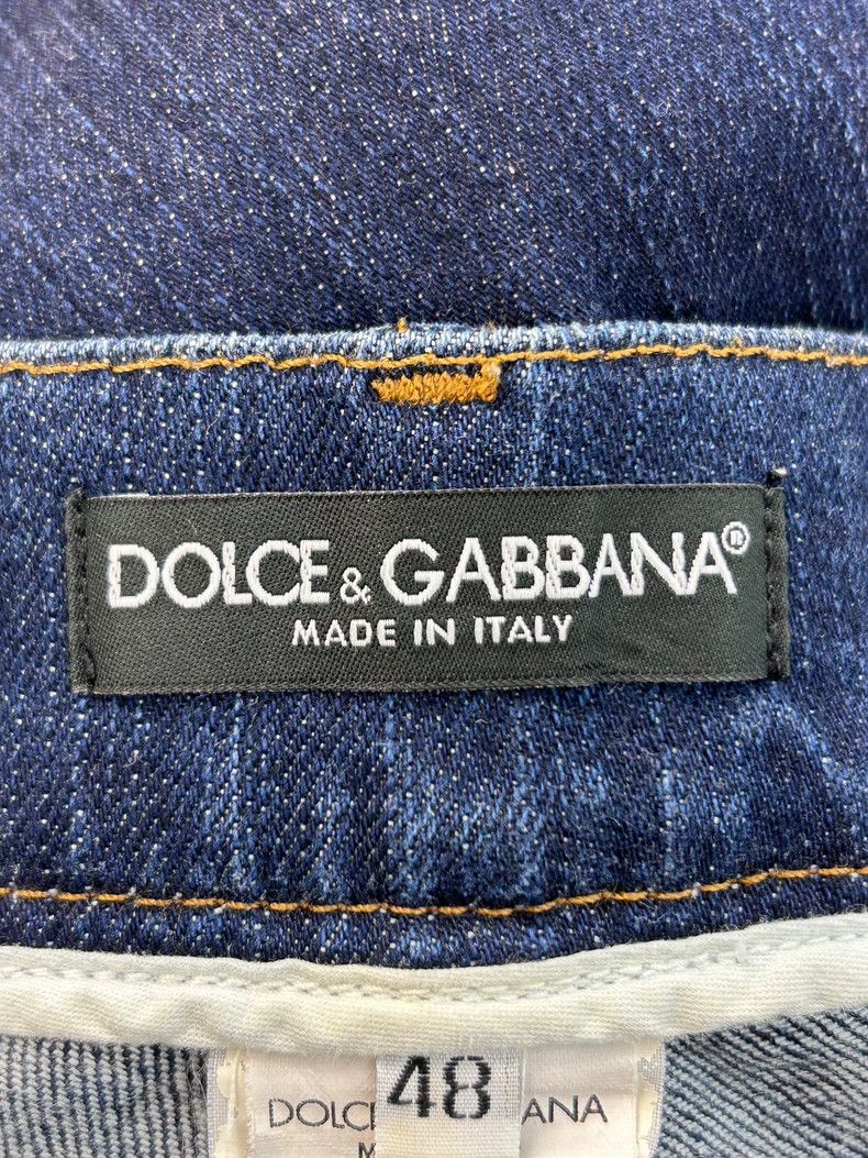 Dolce & Gabbana Dolce & Gabbana Men's Faded Blue Jeans Size US 44 / EU 60 - 7 Thumbnail