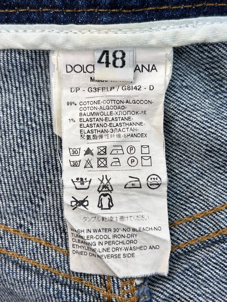 Dolce & Gabbana Dolce & Gabbana Men's Faded Blue Jeans Size US 44 / EU 60 - 9 Thumbnail
