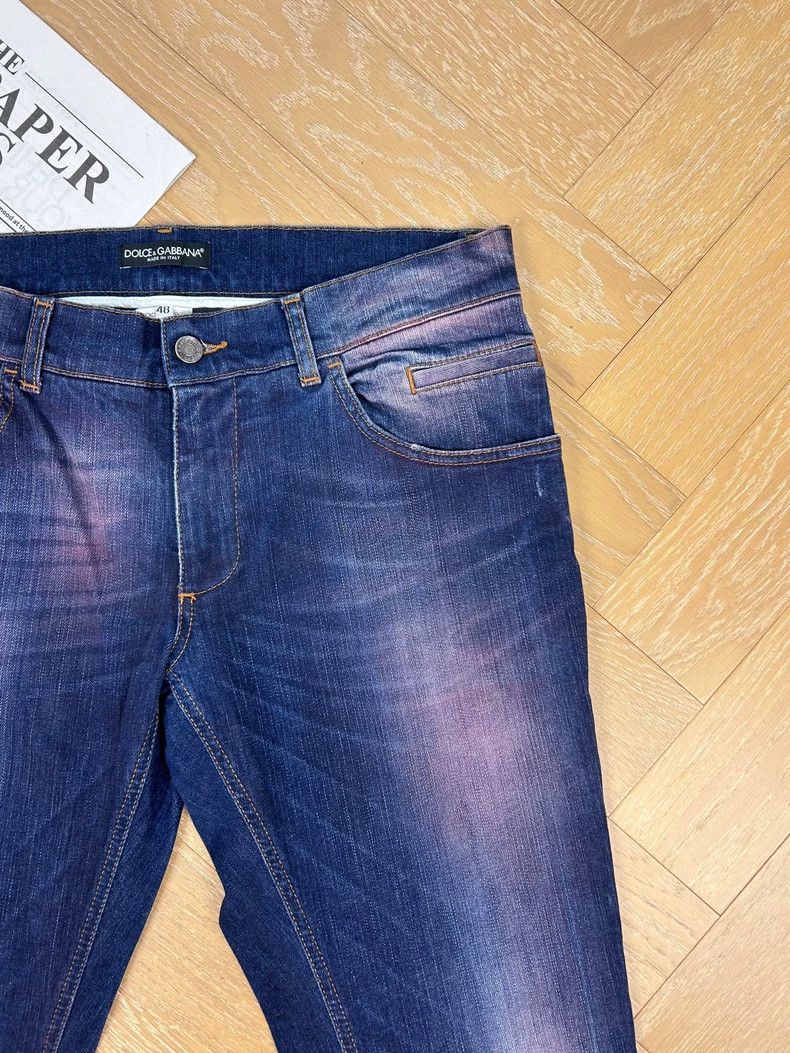 Dolce & Gabbana Dolce & Gabbana Men's Faded Blue Jeans Size US 44 / EU 60 - 5 Thumbnail