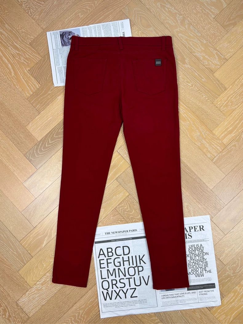 Dolce & Gabbana Dolce & Gabbana Red Casual Denim Pants Size US 44 / EU 60 - 2 Thumbnail