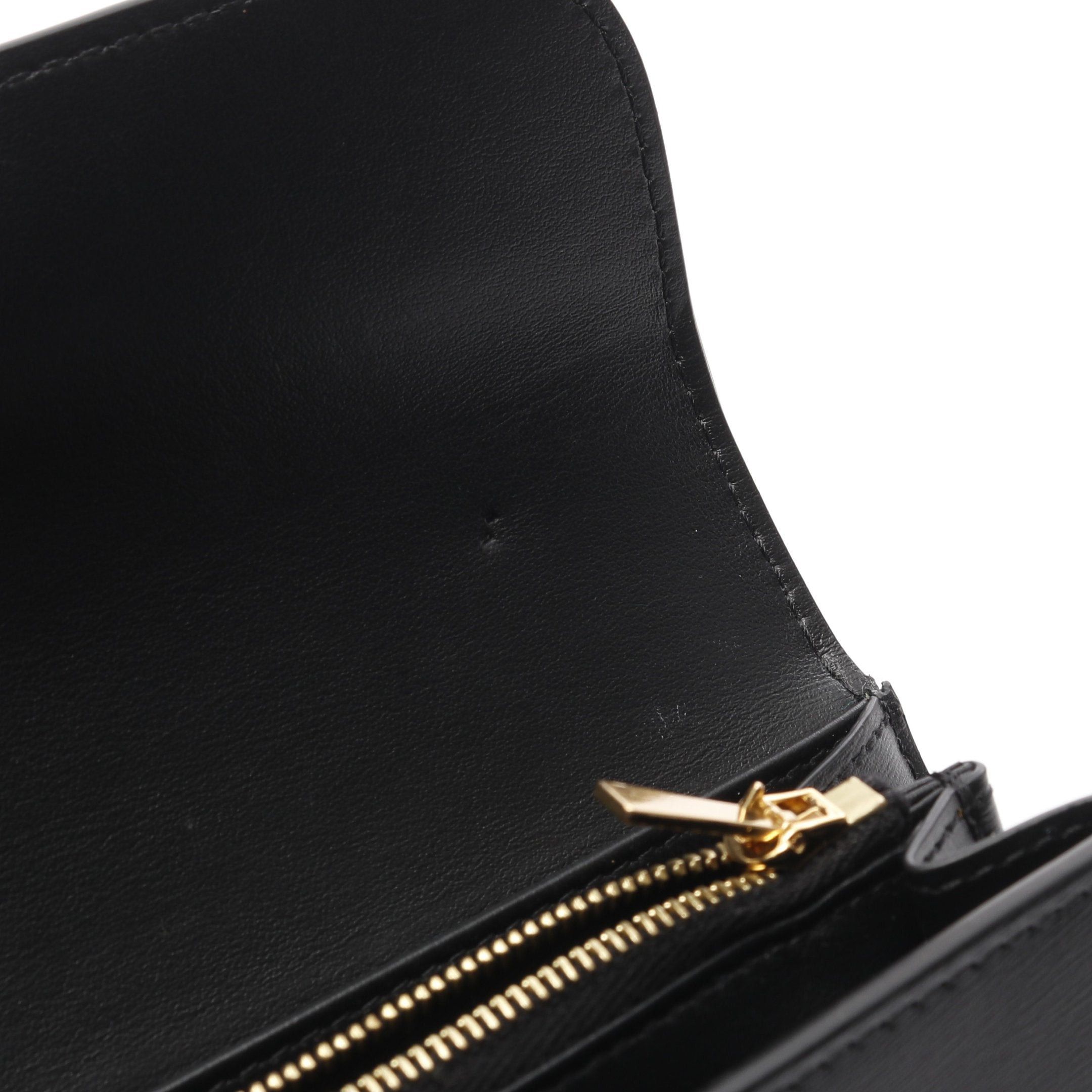 Celine Celine Large Wallet Triomphe Bi-Fold Long Leather Black Size ONE SIZE - 5 Thumbnail
