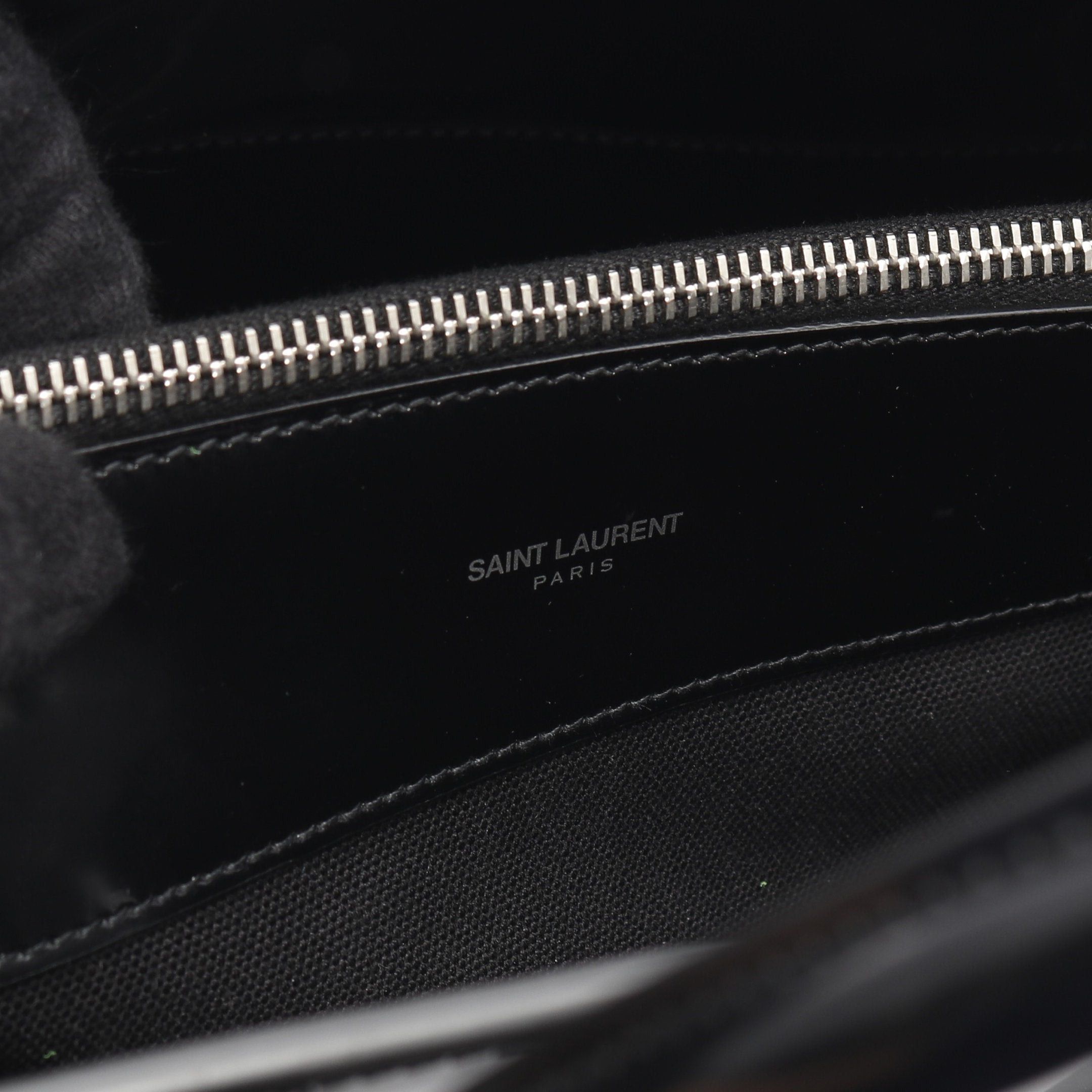 Yves Saint Laurent Yves Saint Laurent Sack Do Jules Shin Large Handbag Tote Bag Patent Leather Black Size ONE SIZE - 4 Thumbnail