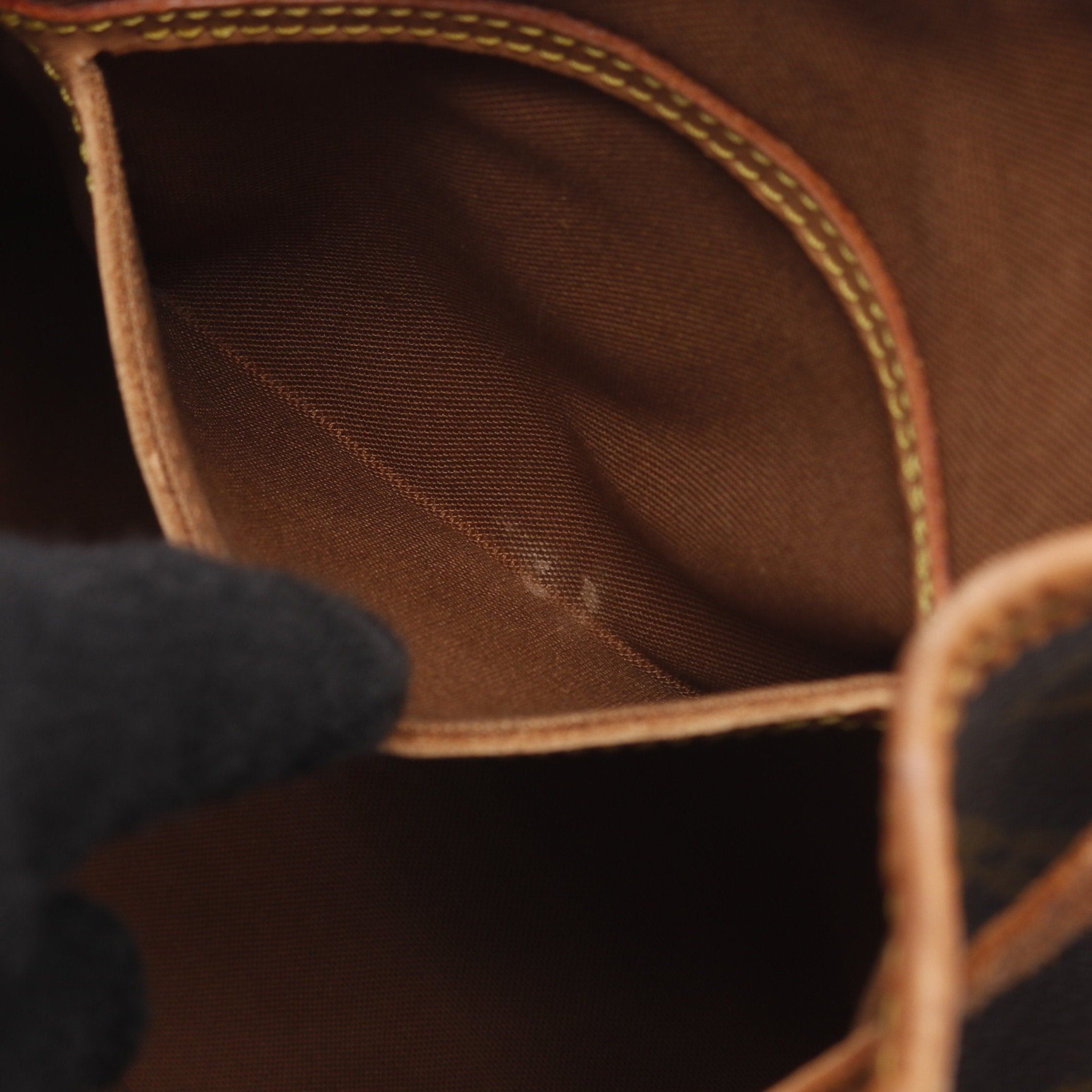 Louis Vuitton Louis Vuitton Montsouris Mm Monogram Backpack Rucksack Leather Brown Size ONE SIZE - 11 Thumbnail