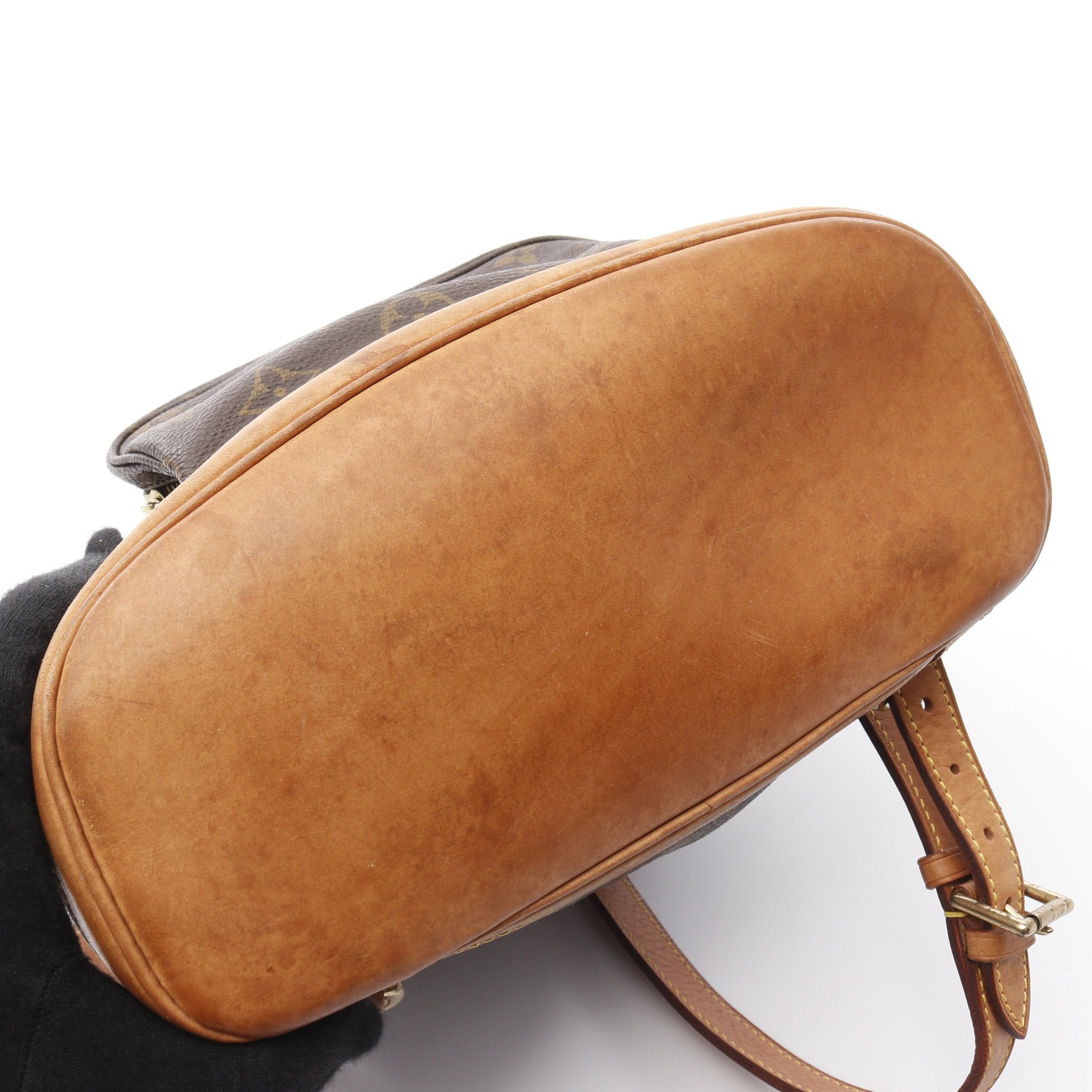 Louis Vuitton Louis Vuitton Montsouris Mm Monogram Backpack Rucksack Leather Brown Size ONE SIZE - 10 Thumbnail