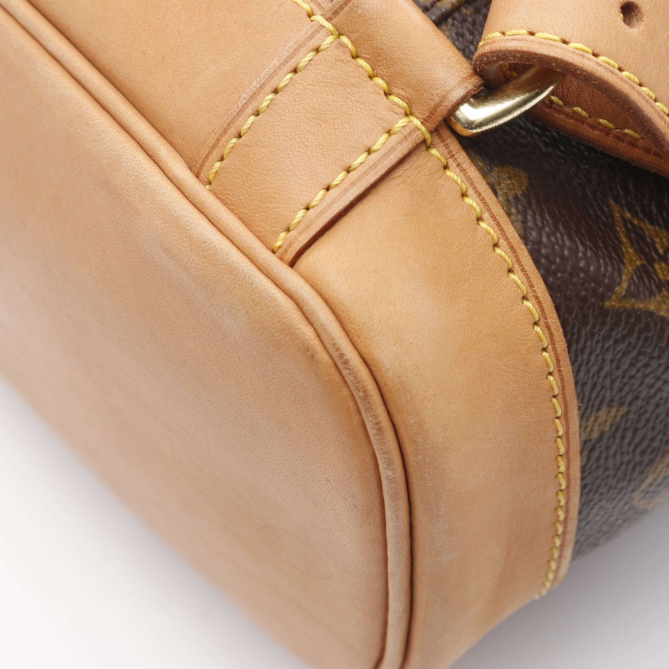 Louis Vuitton Louis Vuitton Montsouris Mm Monogram Backpack Rucksack Leather Brown Size ONE SIZE - 8 Thumbnail