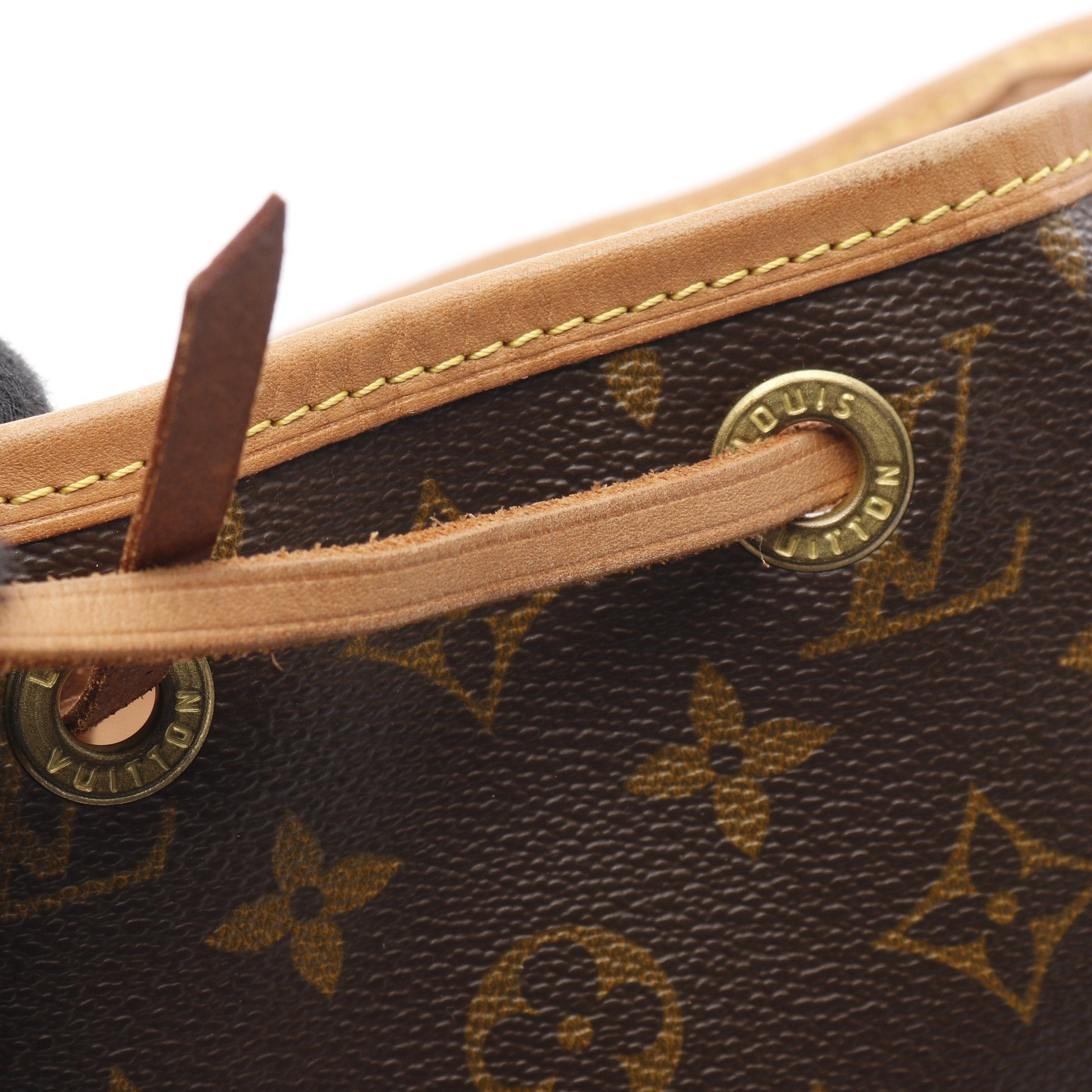 Louis Vuitton Louis Vuitton Montsouris Mm Monogram Backpack Rucksack Leather Brown Size ONE SIZE - 9 Thumbnail
