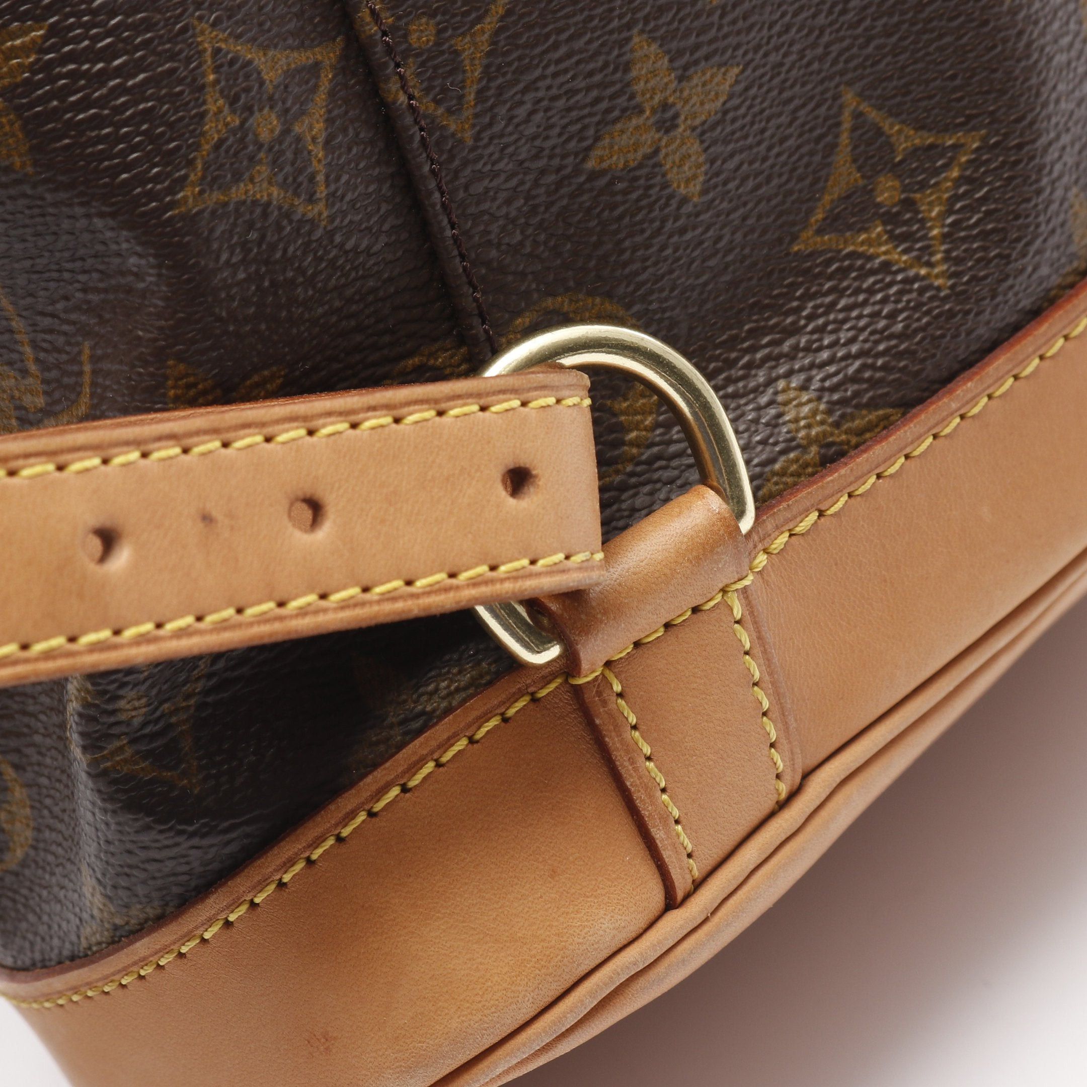 Louis Vuitton Louis Vuitton Montsouris Mm Monogram Backpack Rucksack Leather Brown Size ONE SIZE - 7 Thumbnail