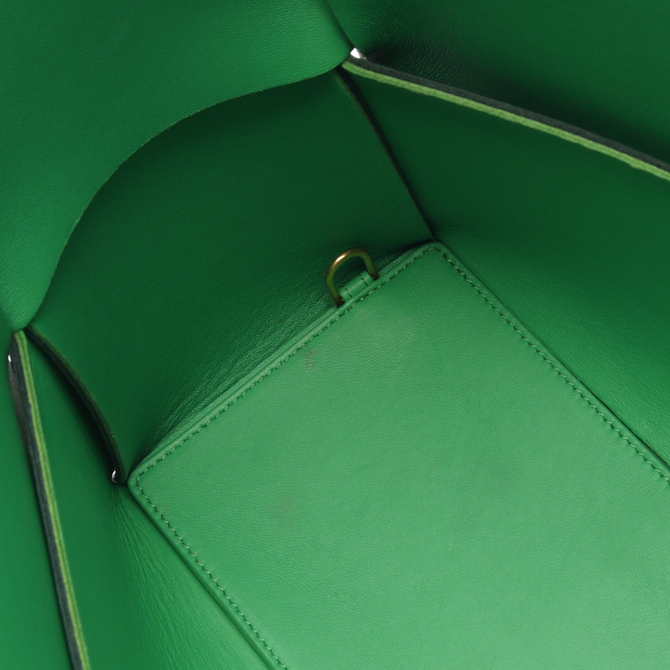 Bottega Veneta Bottega Veneta Arco Maxi Intrecciato Handbag Tote Bag Leather Green Size ONE SIZE - 9 Thumbnail