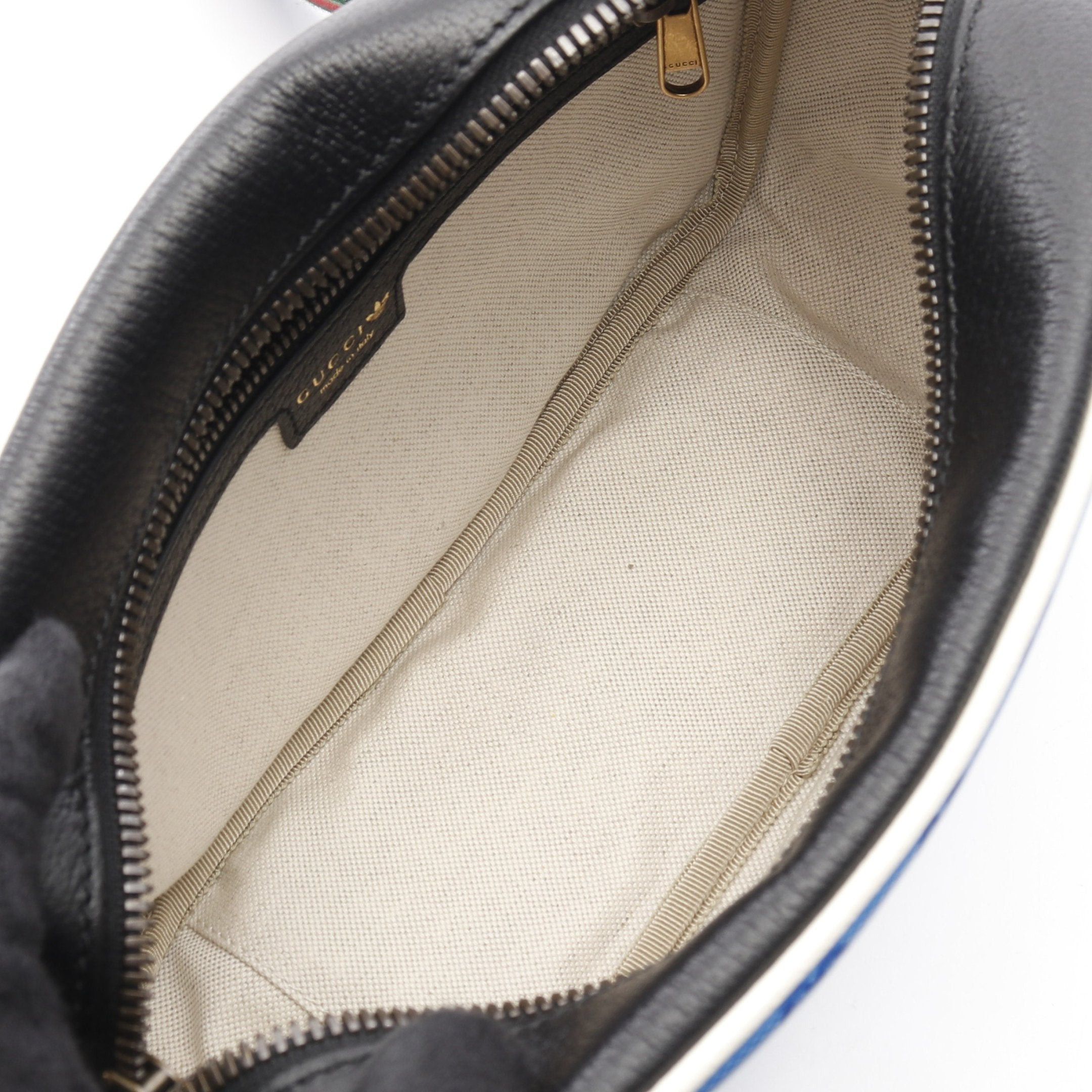 Gucci Gucci Gucci * Adidas Gg Crystal Shoulder Bag Coated Canvas Leather Blue Black Multicolor Size ONE SIZE - 3 Thumbnail