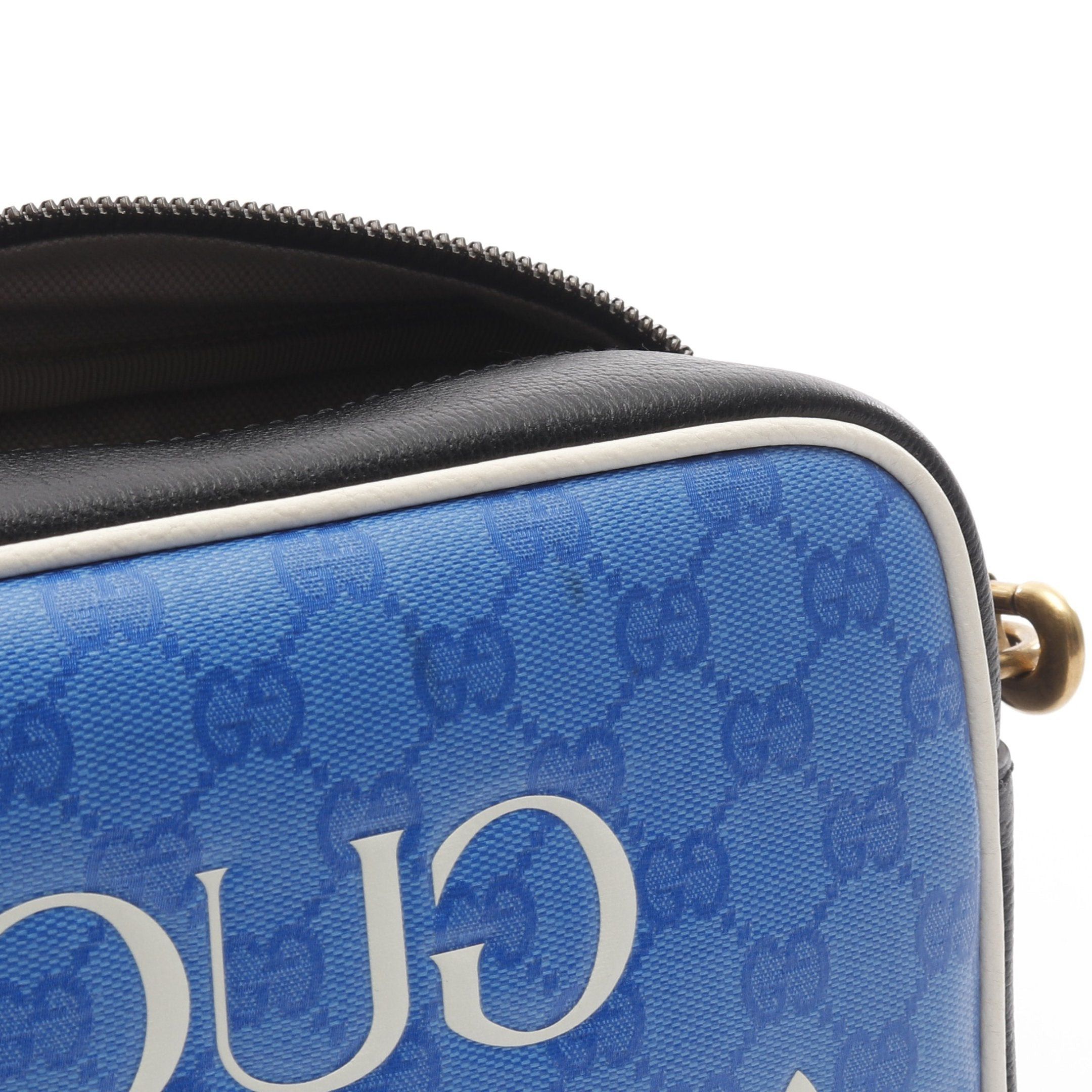 Gucci Gucci Gucci * Adidas Gg Crystal Shoulder Bag Coated Canvas Leather Blue Black Multicolor Size ONE SIZE - 9 Thumbnail