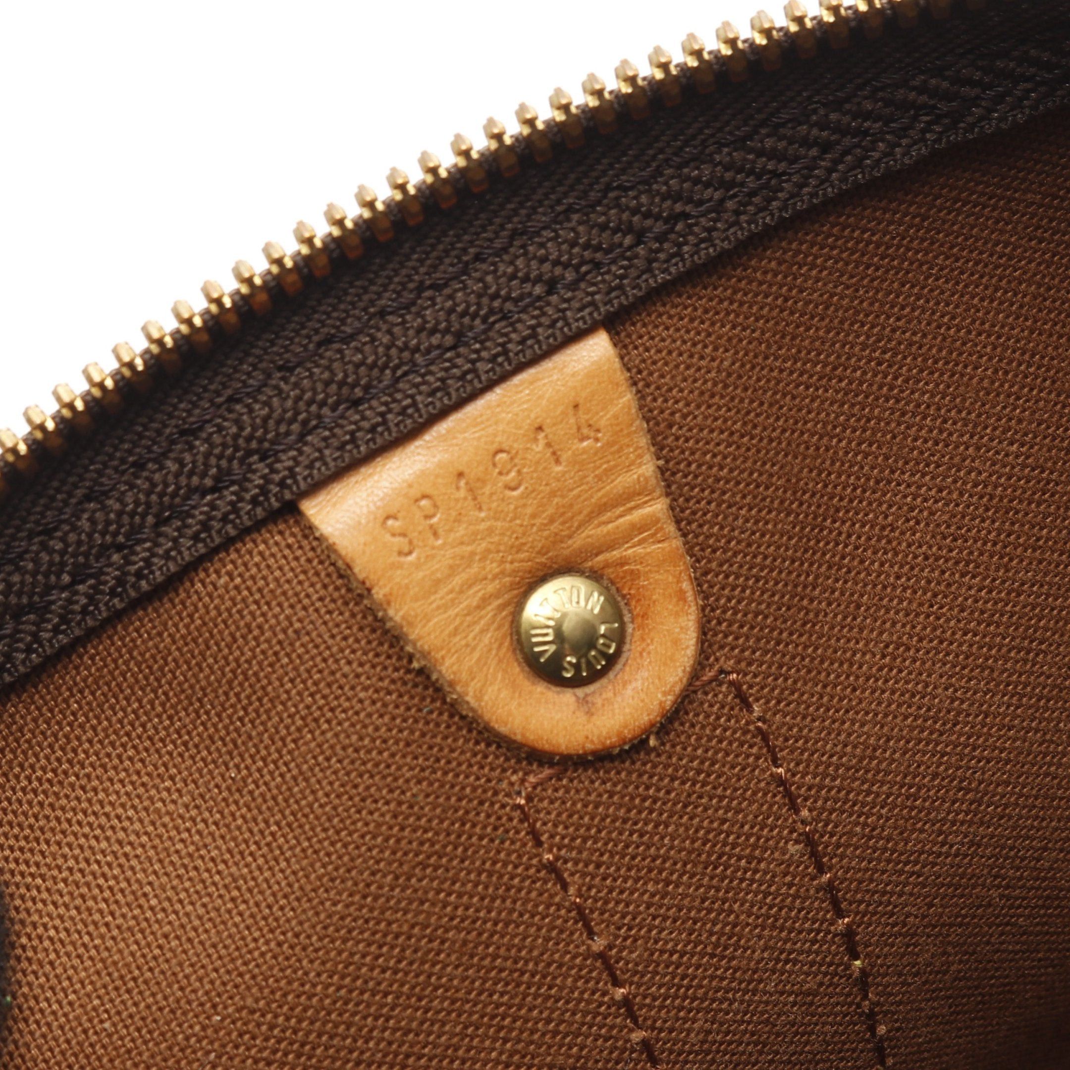 Louis Vuitton Louis Vuitton Keepall 50 Monogram Boston Bag Leather Brown Size ONE SIZE - 5 Thumbnail