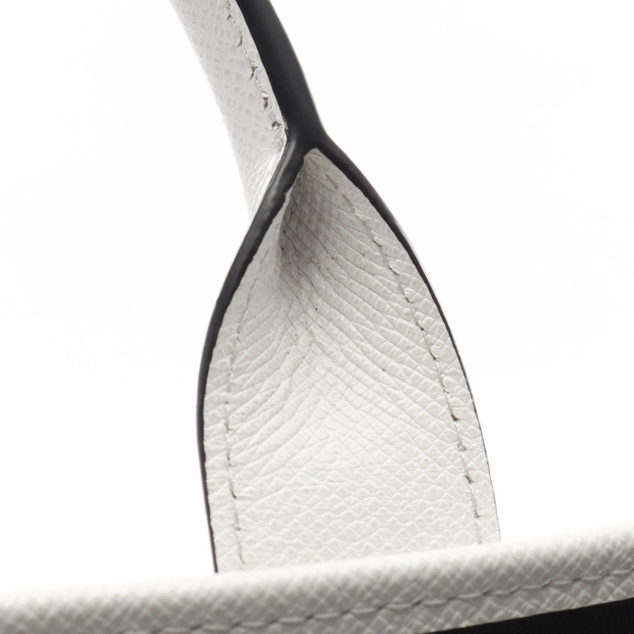 Louis Vuitton Louis Vuitton Weekend Tote Nm Taigarama Bron Handbag Bag Leather White Size ONE SIZE - 7 Thumbnail