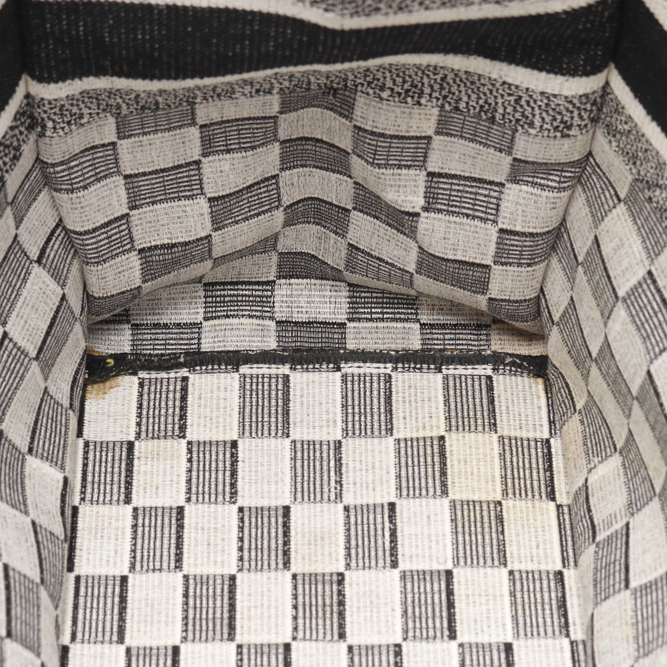 Dior Dior Book Tote Large Handbag Bag Canvas Black White Size ONE SIZE - 9 Thumbnail