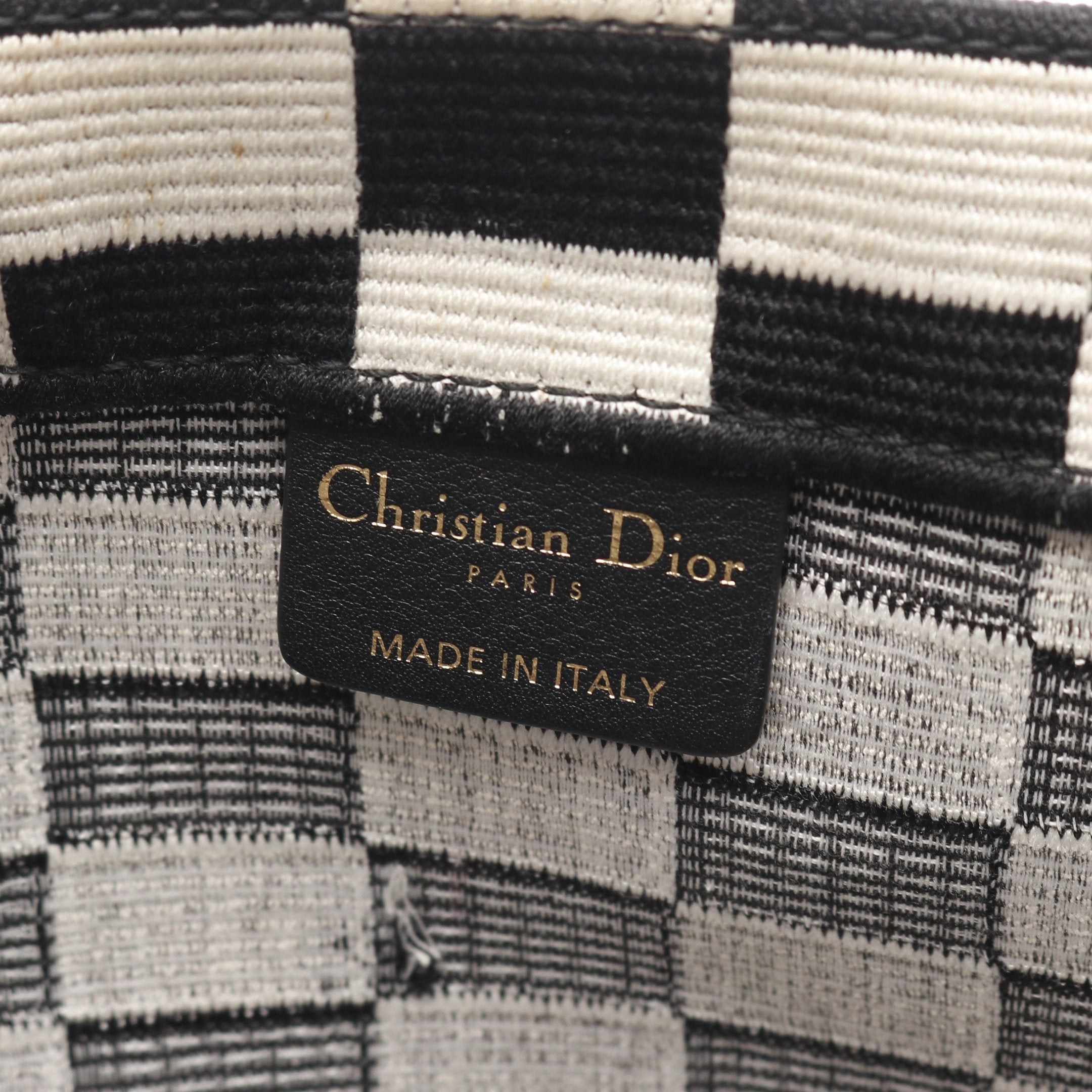 Dior Dior Book Tote Large Handbag Bag Canvas Black White Size ONE SIZE - 4 Thumbnail