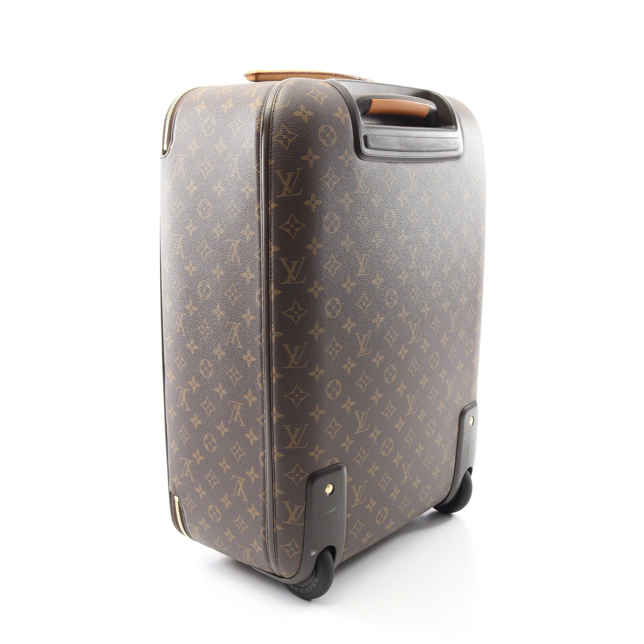 Louis Vuitton Louis Vuitton Pegas 50 Monogram Carry Case Suitcase Leather Brown Size ONE SIZE - 2 Thumbnail
