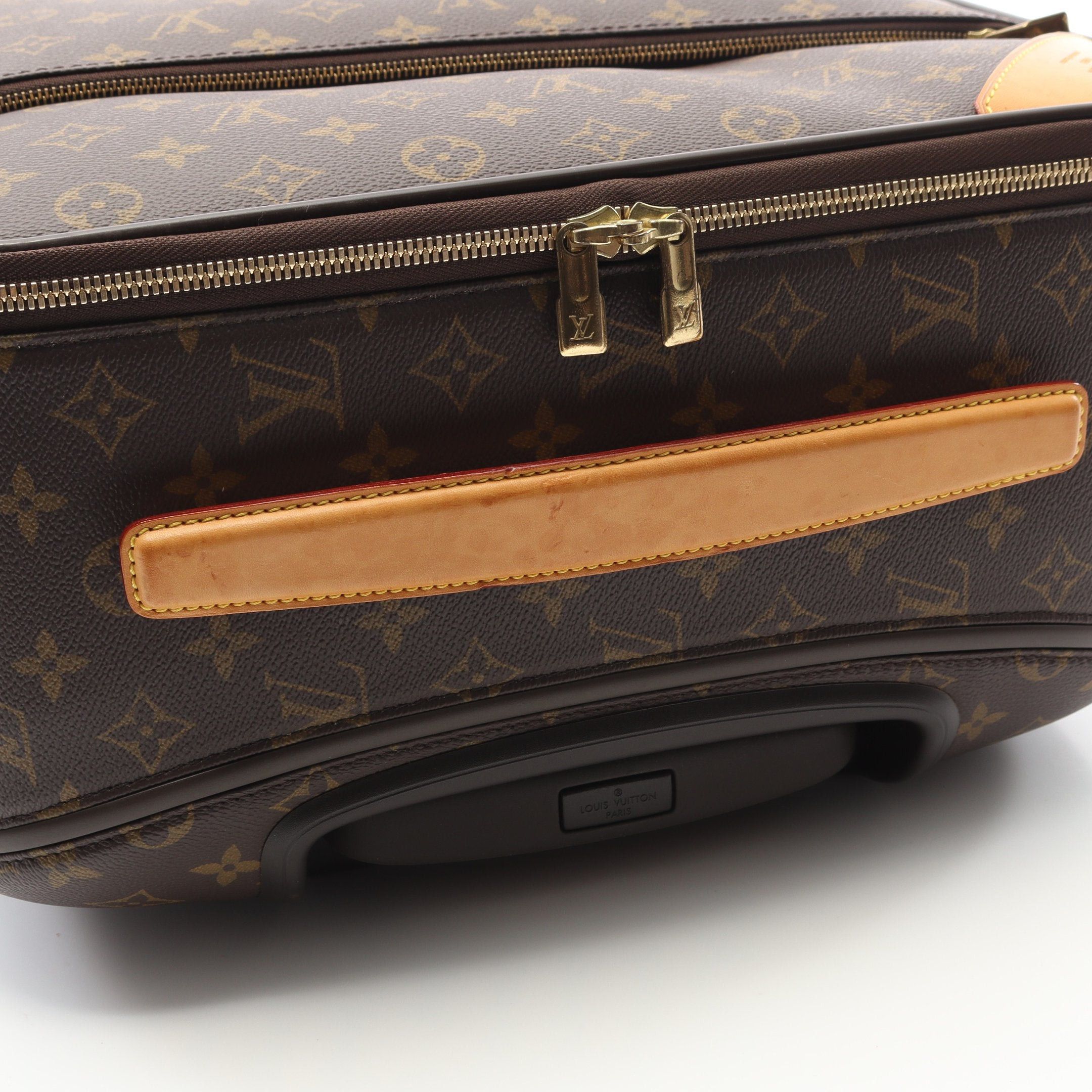 Louis Vuitton Louis Vuitton Pegas 50 Monogram Carry Case Suitcase Leather Brown Size ONE SIZE - 6 Thumbnail