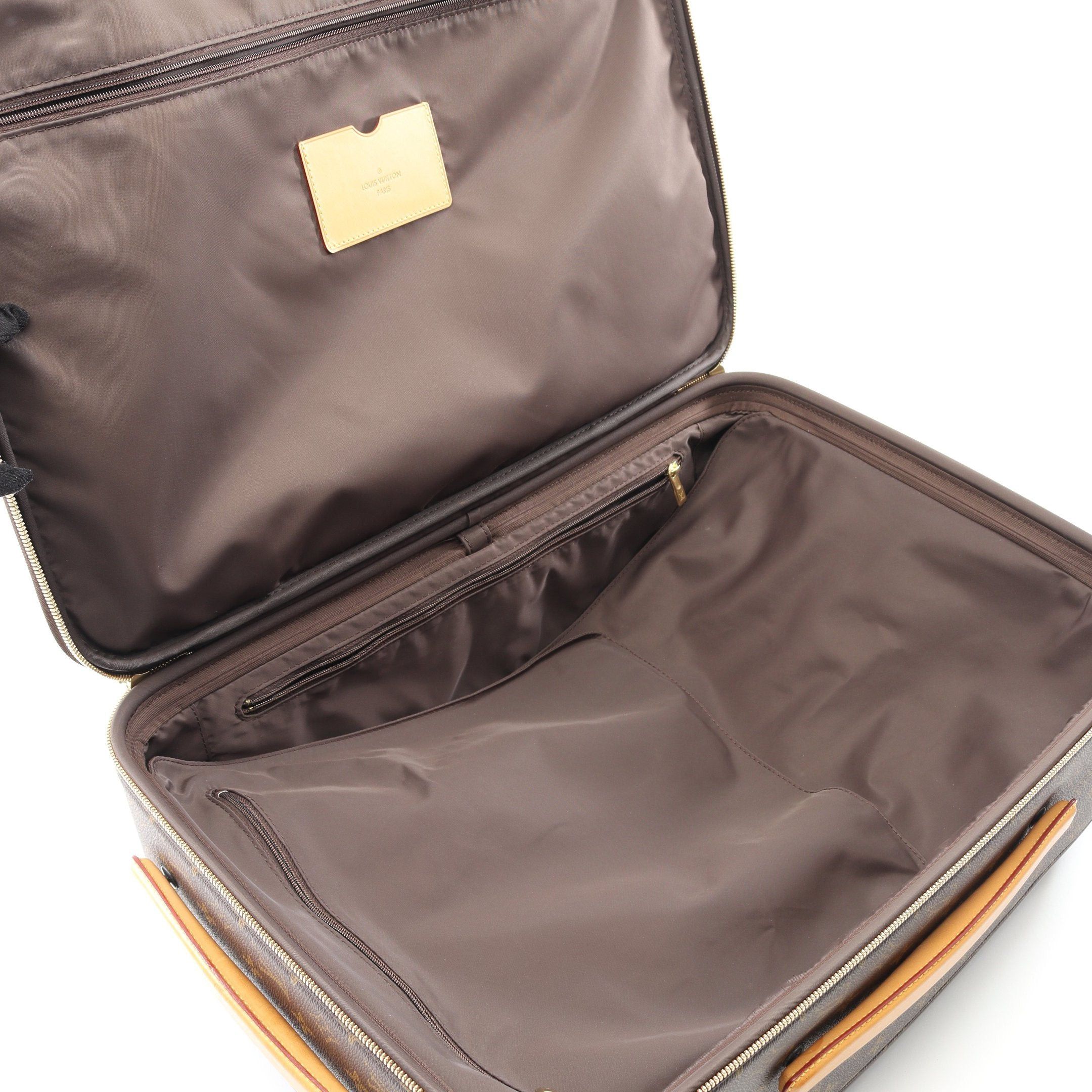Louis Vuitton Louis Vuitton Pegas 50 Monogram Carry Case Suitcase Leather Brown Size ONE SIZE - 3 Thumbnail