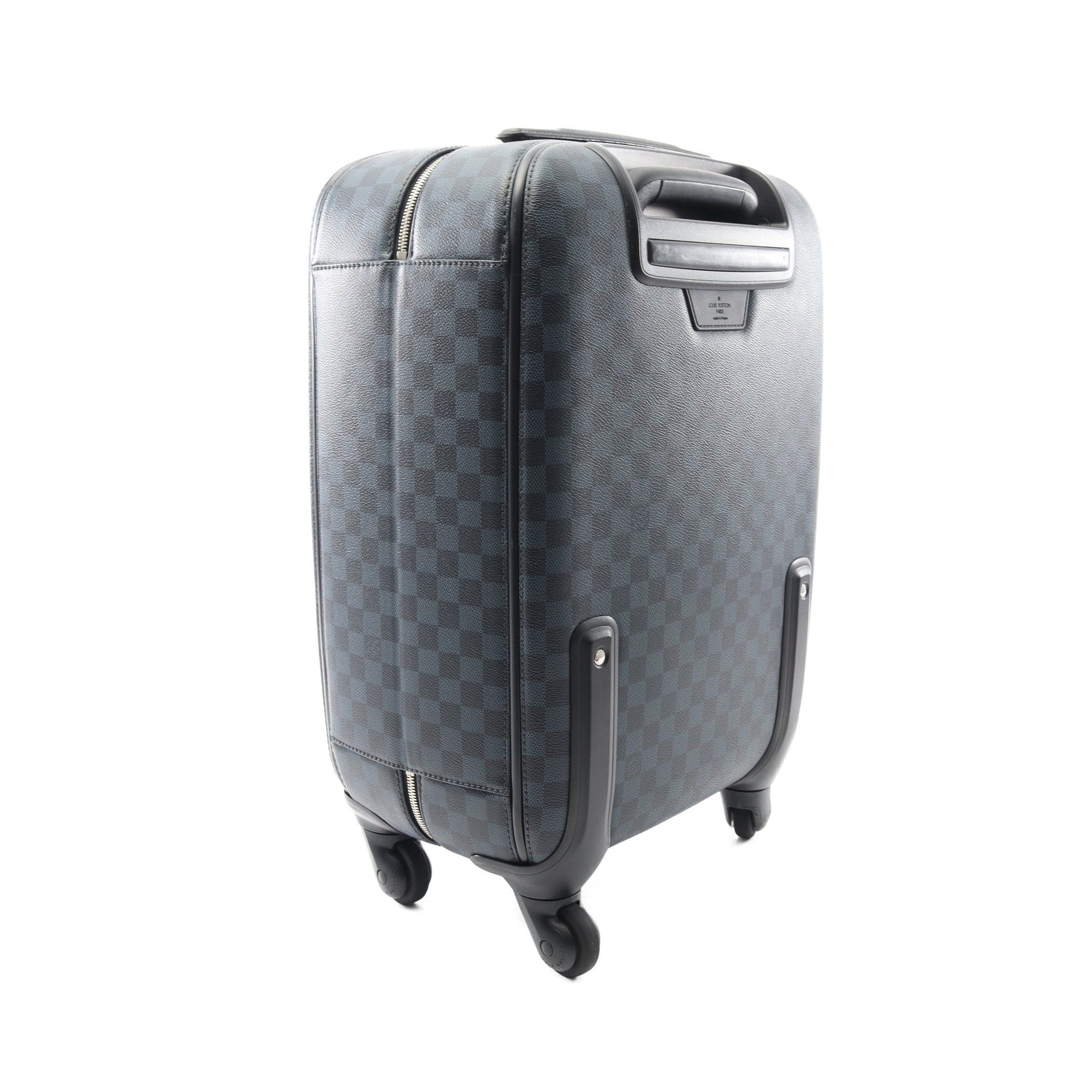 Louis Vuitton Louis Vuitton Zephyr 55 Damier Cobalt Carry Case Suitcase Leather Blue Size ONE SIZE - 2 Thumbnail