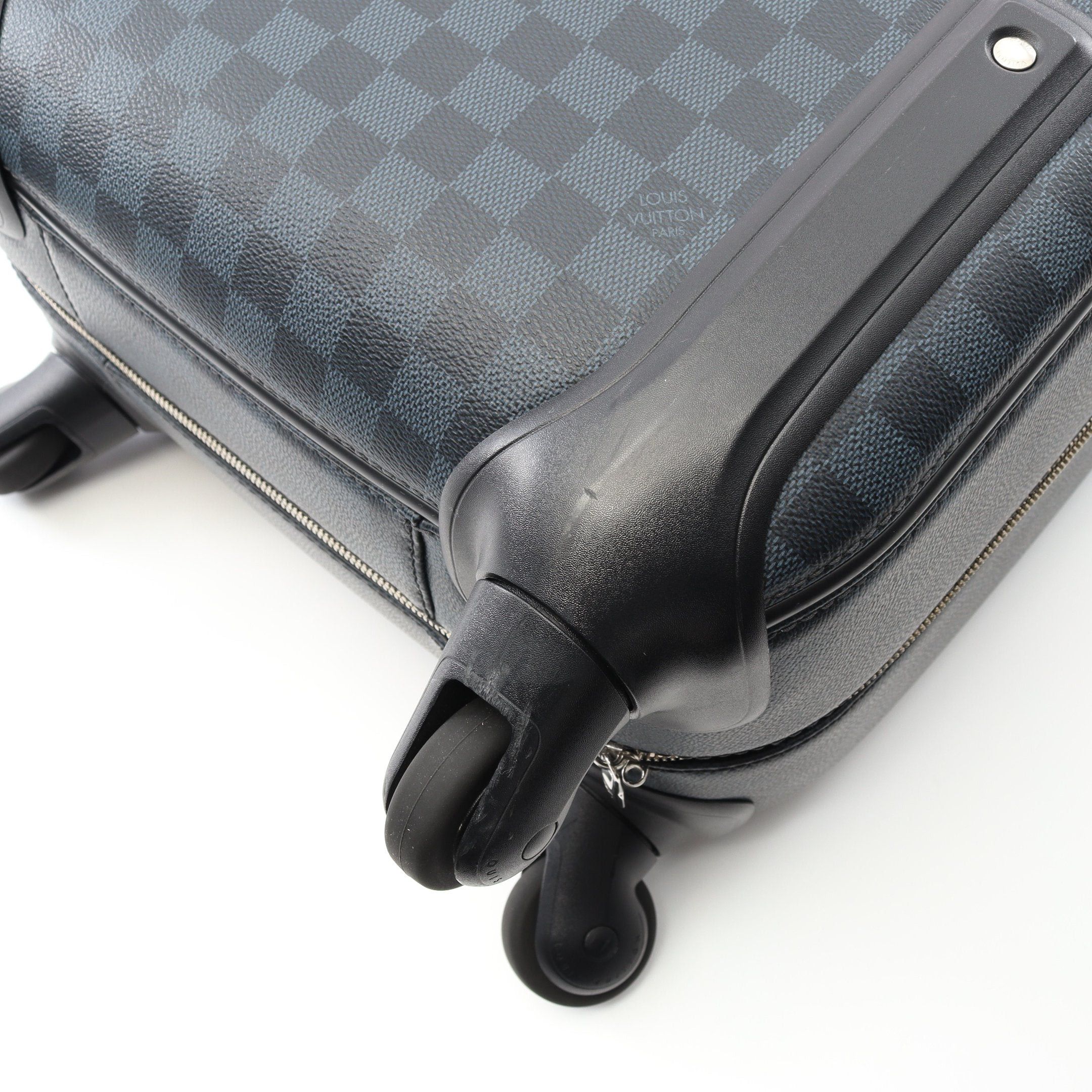 Louis Vuitton Louis Vuitton Zephyr 55 Damier Cobalt Carry Case Suitcase Leather Blue Size ONE SIZE - 9 Thumbnail
