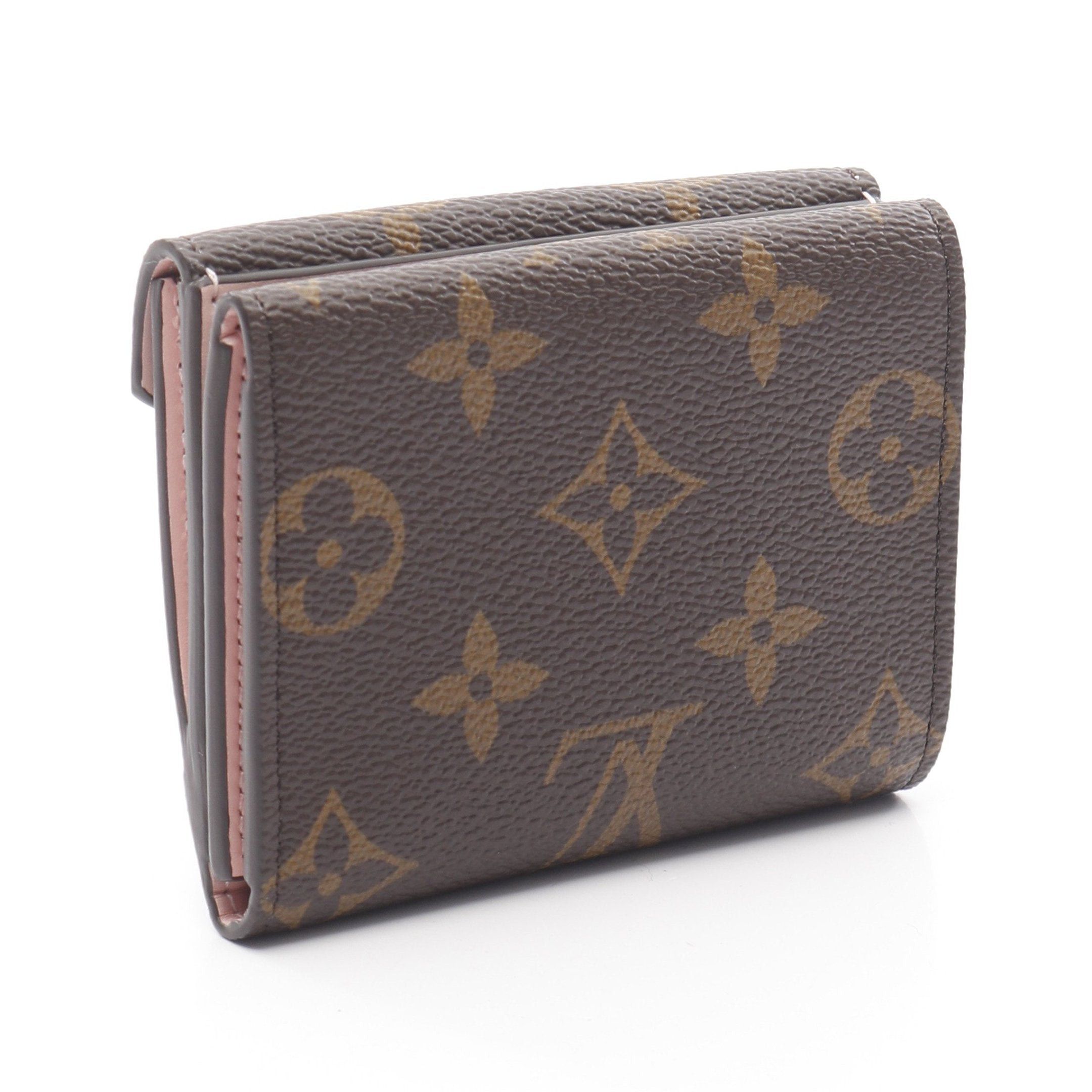 Louis Vuitton Louis Vuitton Portefeuil Celeste Monogram Rose Ballerina Trifold Wallet Brown Size ONE SIZE - 2 Thumbnail