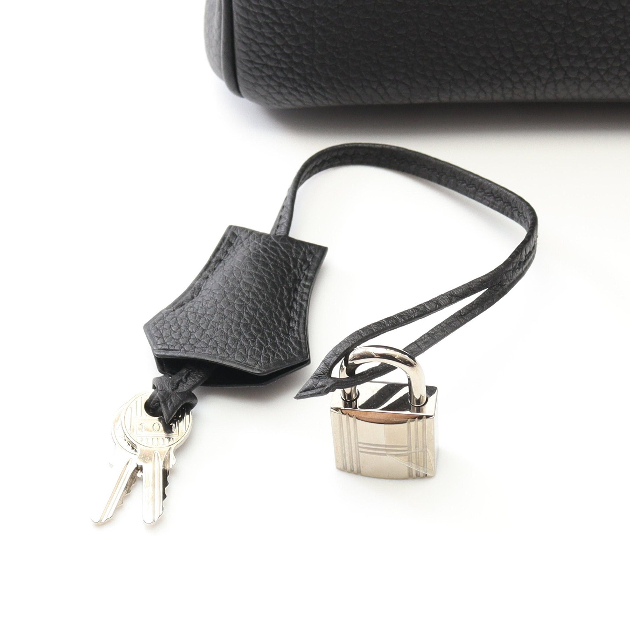 Hermes Hermes Birkin 30 Handbag Togo Black Silver Hardware A Stamp Size ONE SIZE - 6 Thumbnail