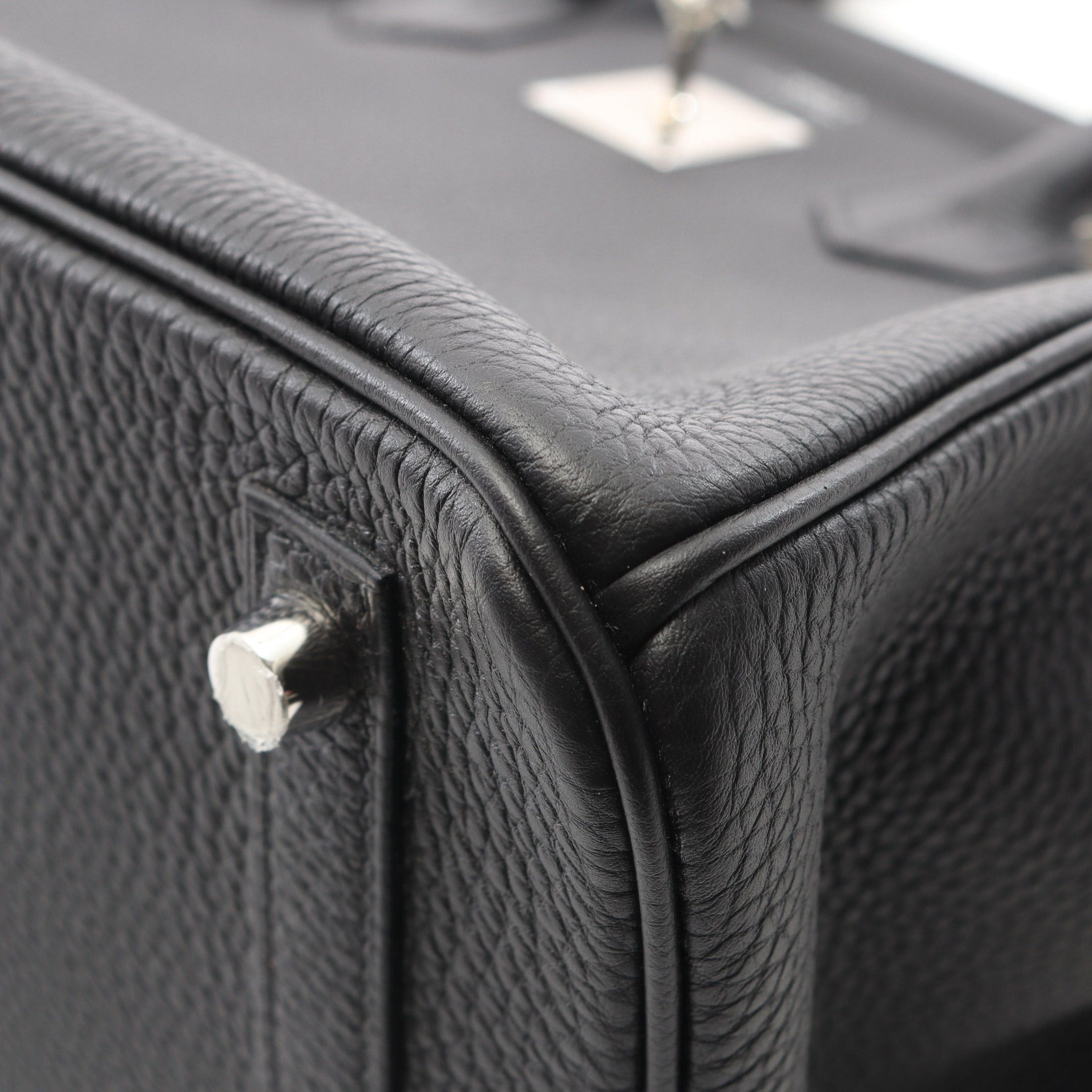 Hermes Hermes Birkin 30 Handbag Togo Black Silver Hardware A Stamp Size ONE SIZE - 7 Thumbnail