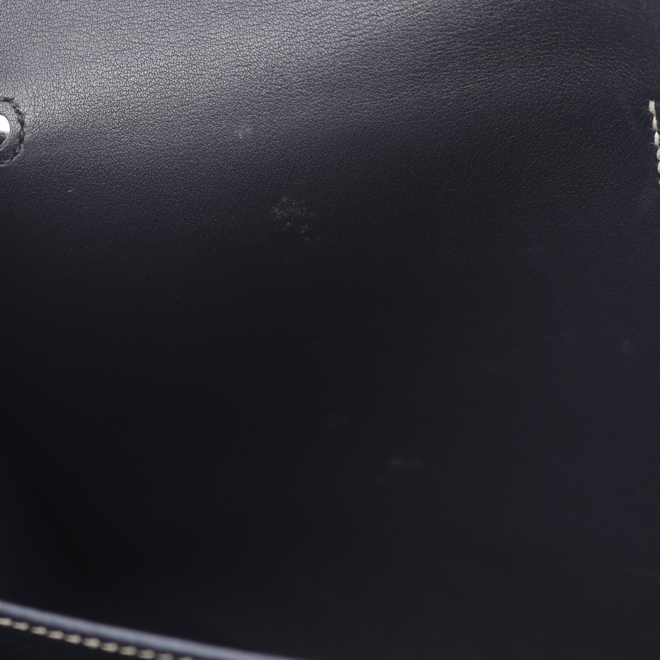 Hermes Hermes Arzan 31 Bleu Nui Handbag Clemence Leather Navy Silver Hardware C Engraved Size ONE SIZE - 9 Thumbnail