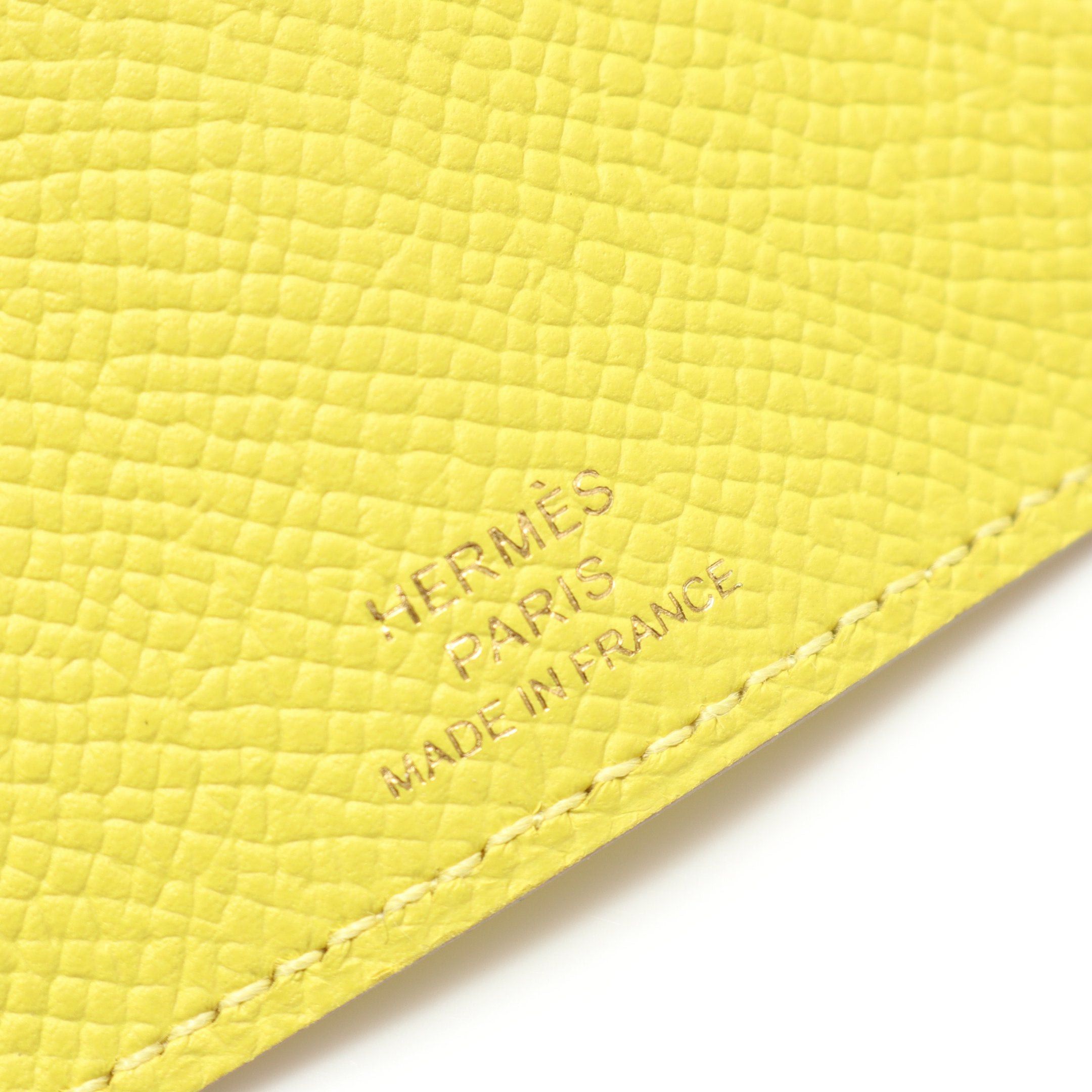 Hermes Hermes Bearn Jaune Naple 4 Ring Chain Key Case Veau Epsom Yellow Gold Hardware U Stamp Size ONE SIZE - 4 Thumbnail